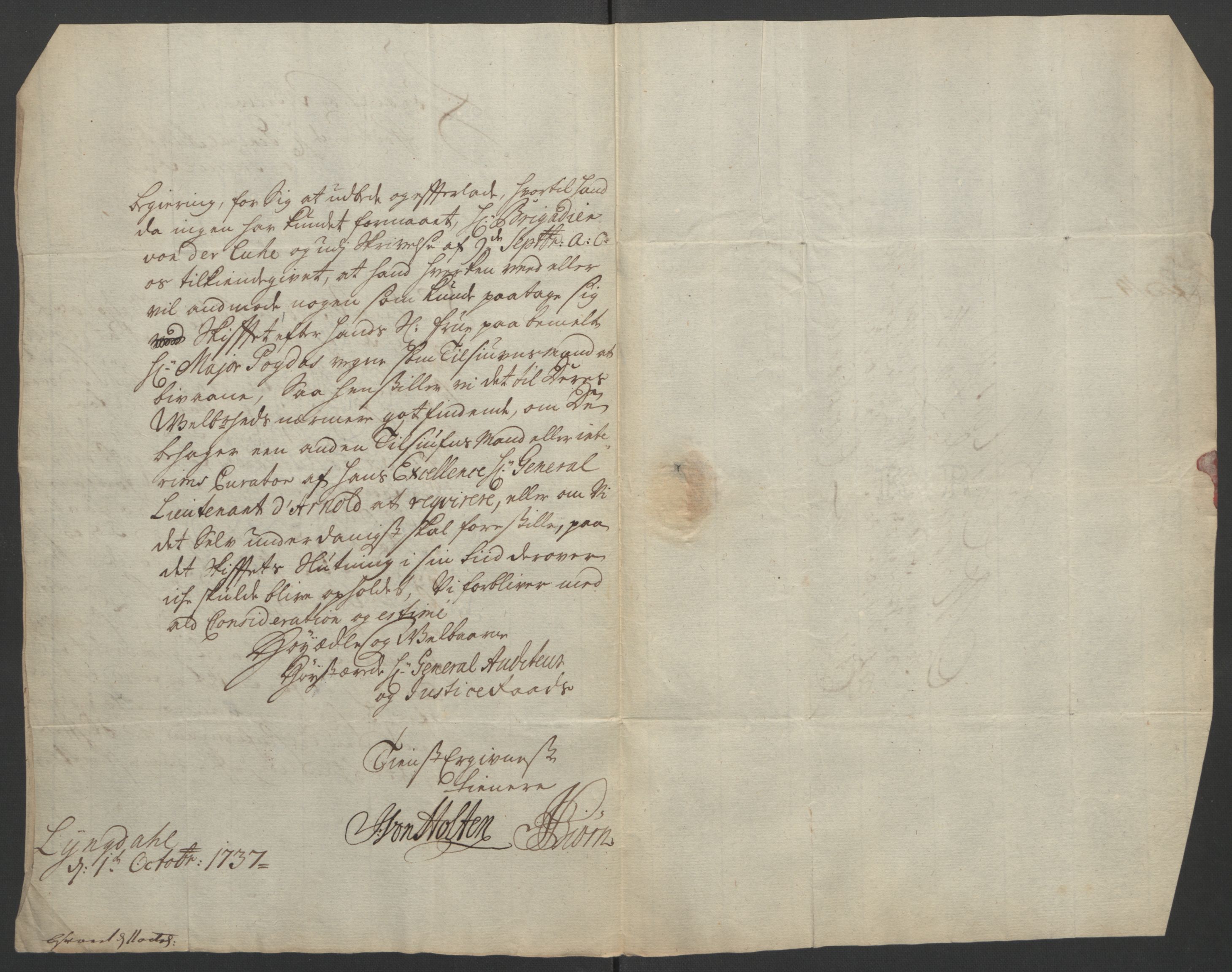 Forsvaret, Generalauditøren, AV/RA-RAFA-1772/F/Fj/Fja/L0021: --, 1733-1817, p. 487