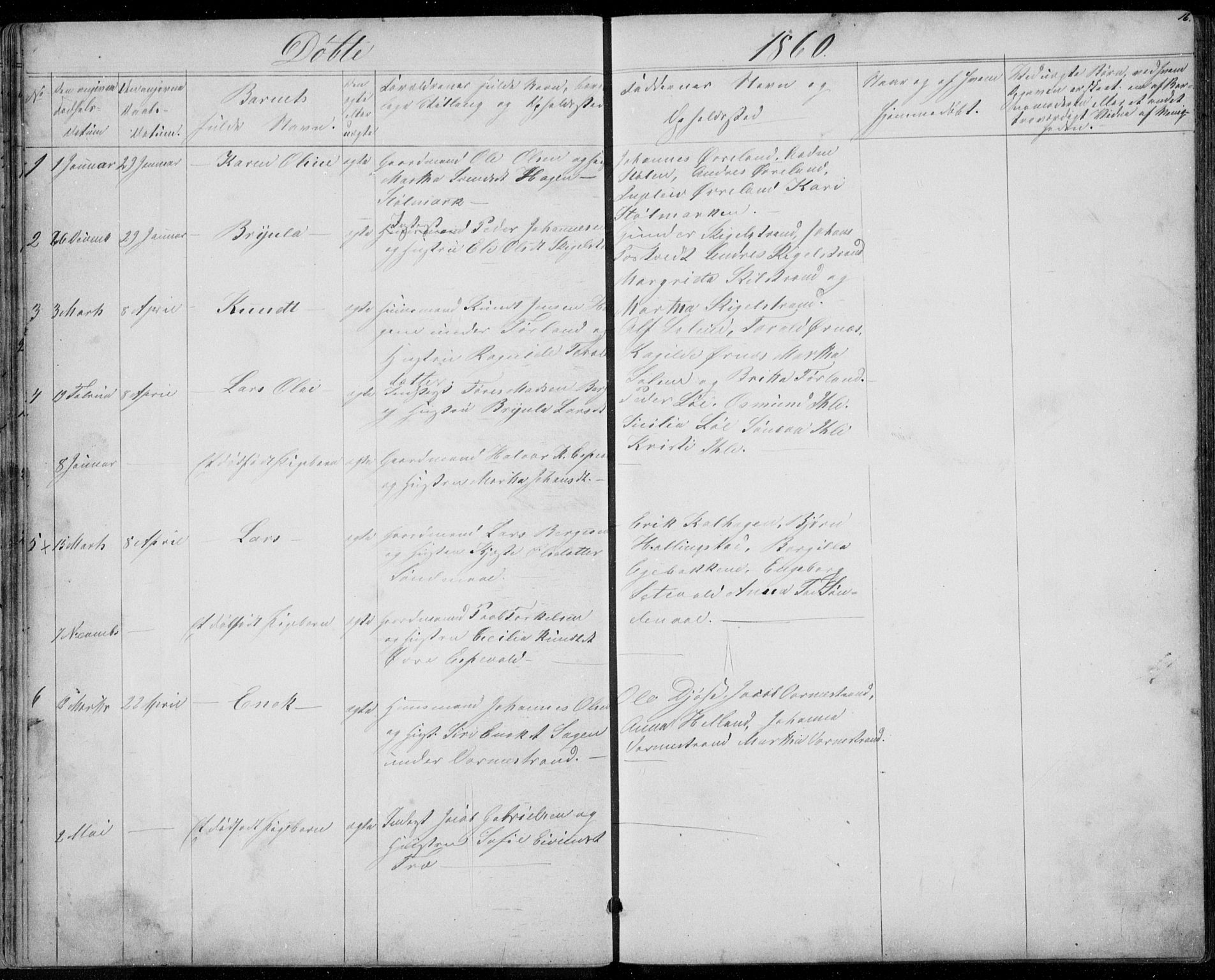 Vikedal sokneprestkontor, AV/SAST-A-101840/01/V: Parish register (copy) no. B 9, 1856-1878, p. 16