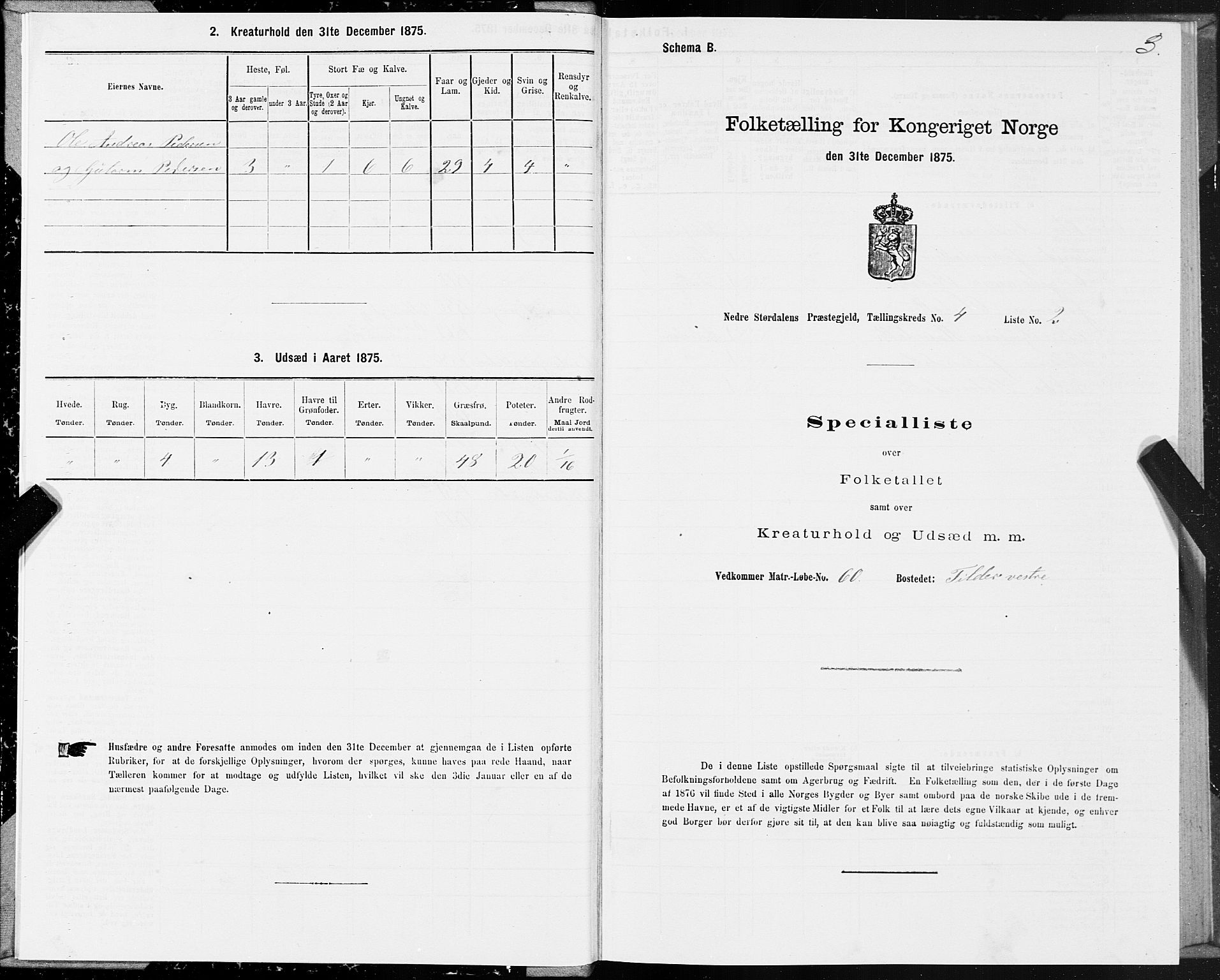 SAT, 1875 census for 1714P Nedre Stjørdal, 1875, p. 2003