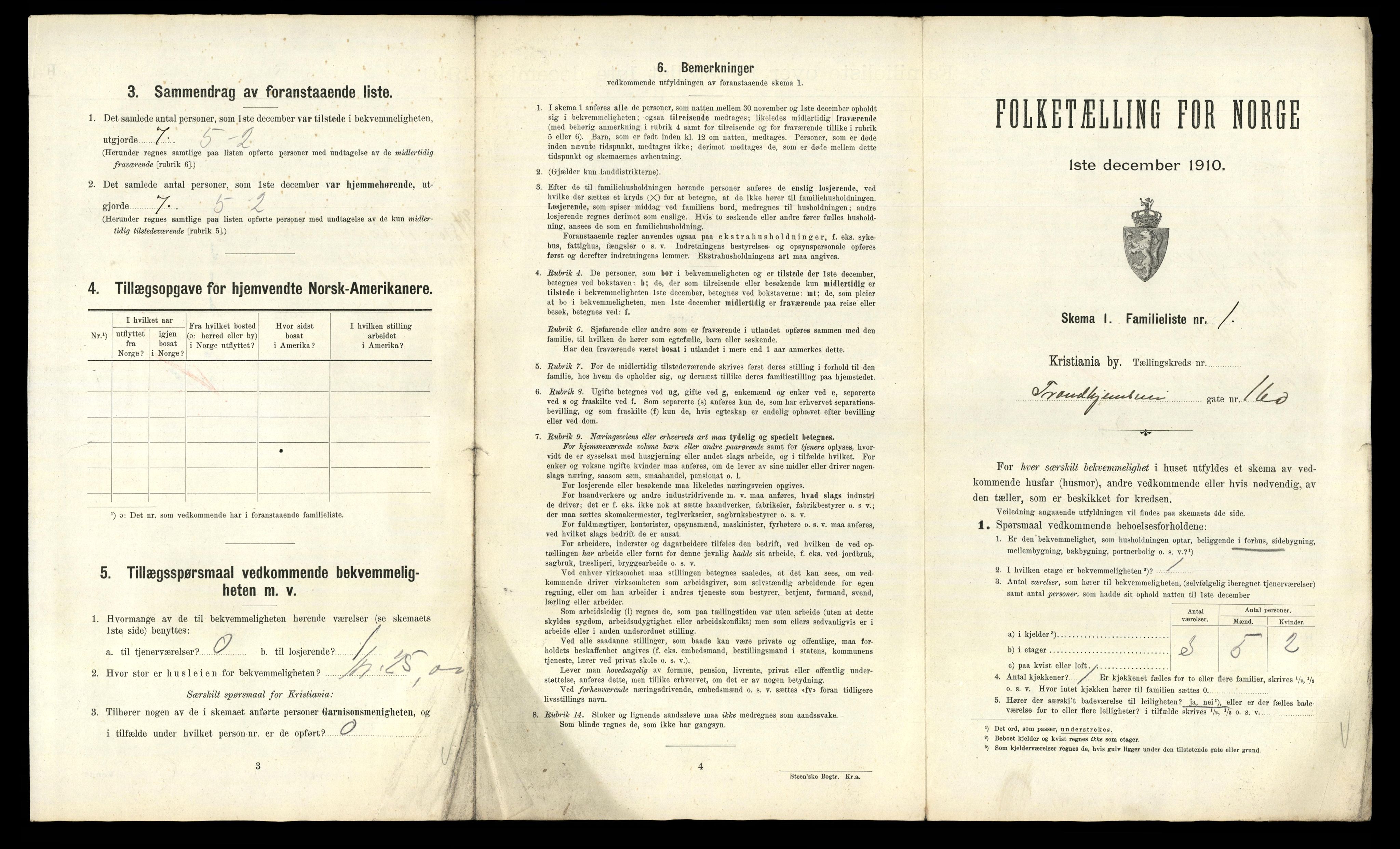 RA, 1910 census for Kristiania, 1910, p. 112759