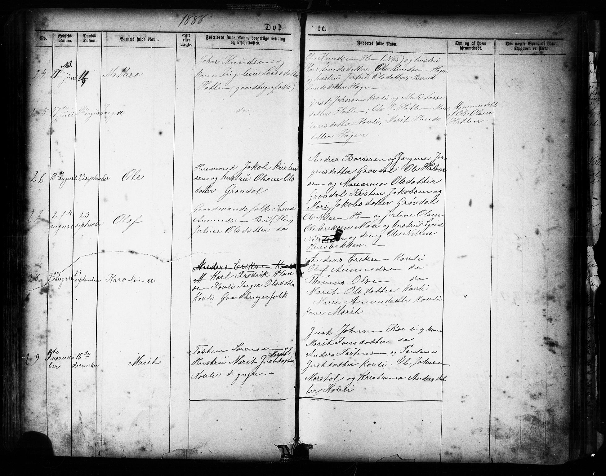 Ministerialprotokoller, klokkerbøker og fødselsregistre - Møre og Romsdal, AV/SAT-A-1454/545/L0588: Parish register (copy) no. 545C02, 1867-1902, p. 69