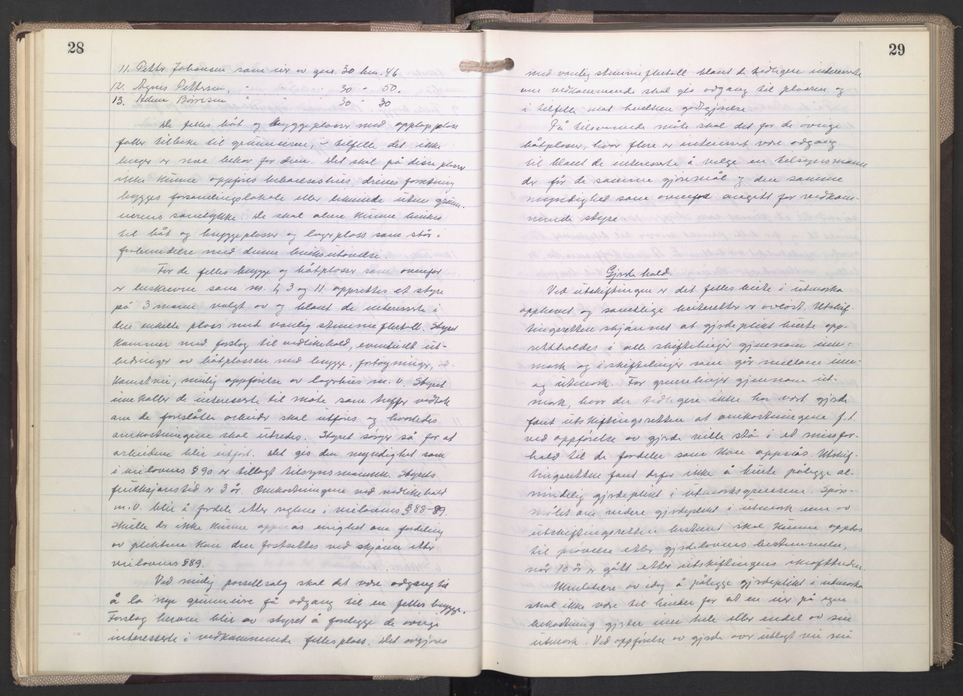 Østfold jordskifterett, AV/SAO-A-10240/F/Fc/L0008: Forhandlingsprotokoller, 1947-1950, p. 28-29