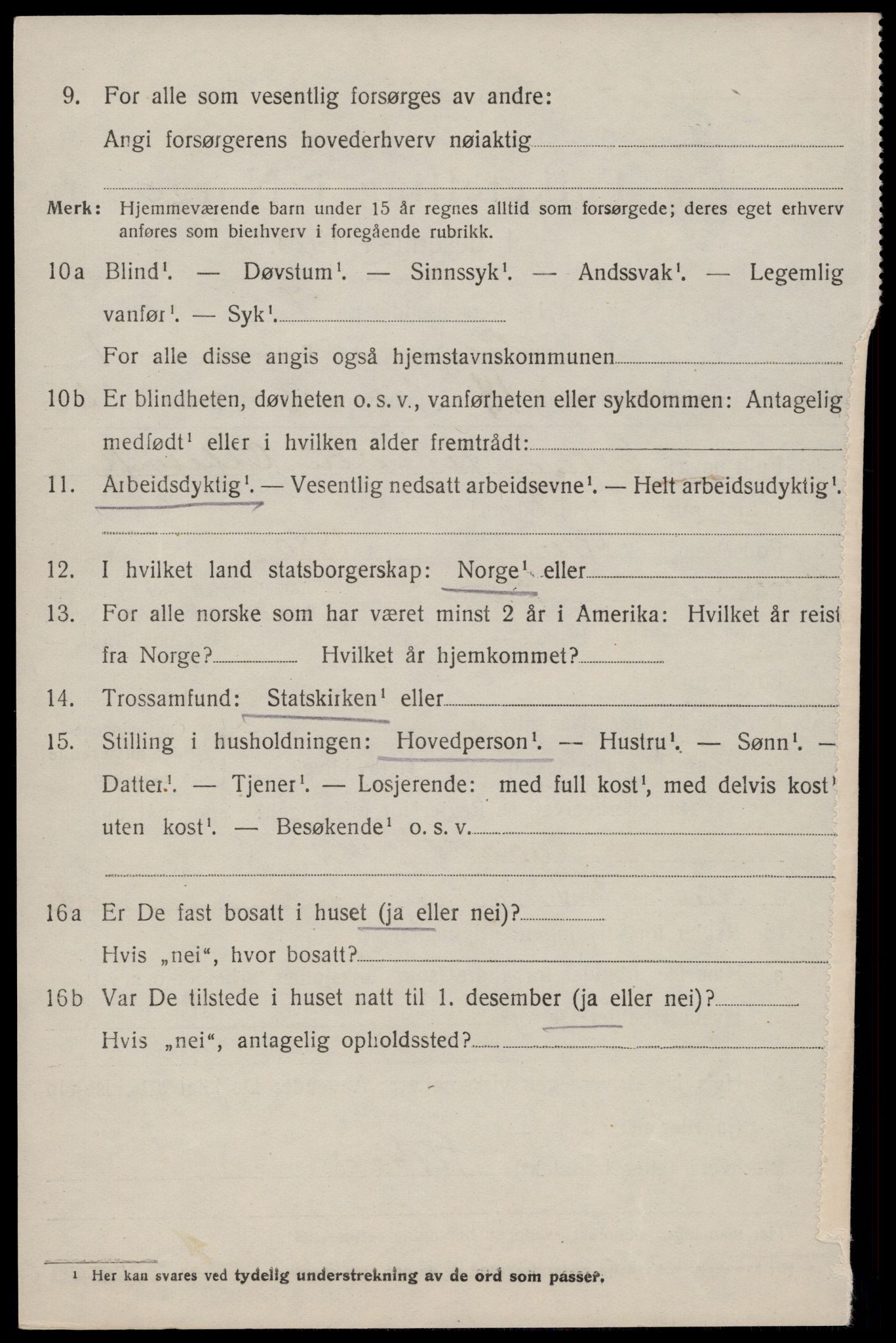 SAST, 1920 census for Høle, 1920, p. 662