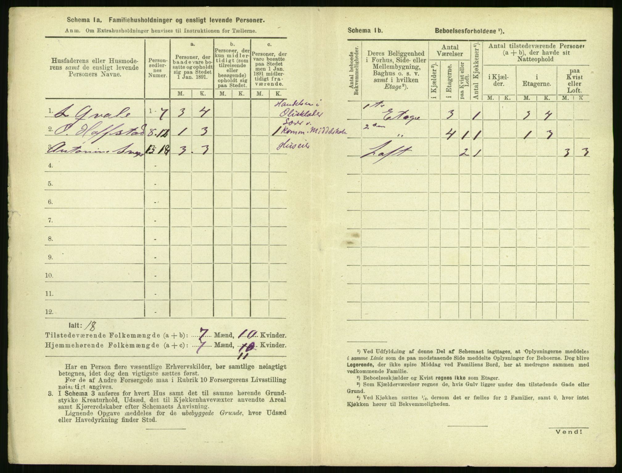 RA, 1891 census for 1106 Haugesund, 1891, p. 150