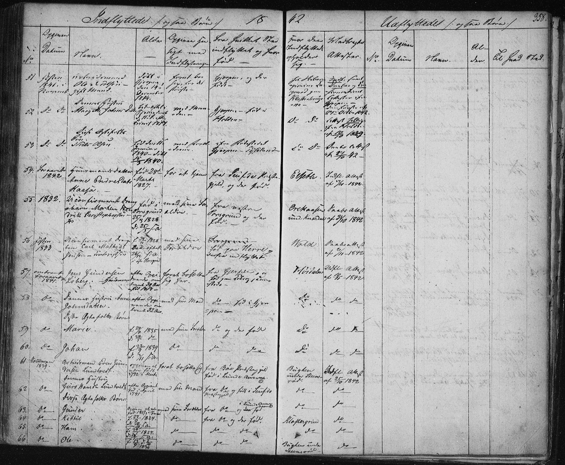 Solum kirkebøker, AV/SAKO-A-306/F/Fa/L0005: Parish register (official) no. I 5, 1833-1843, p. 358