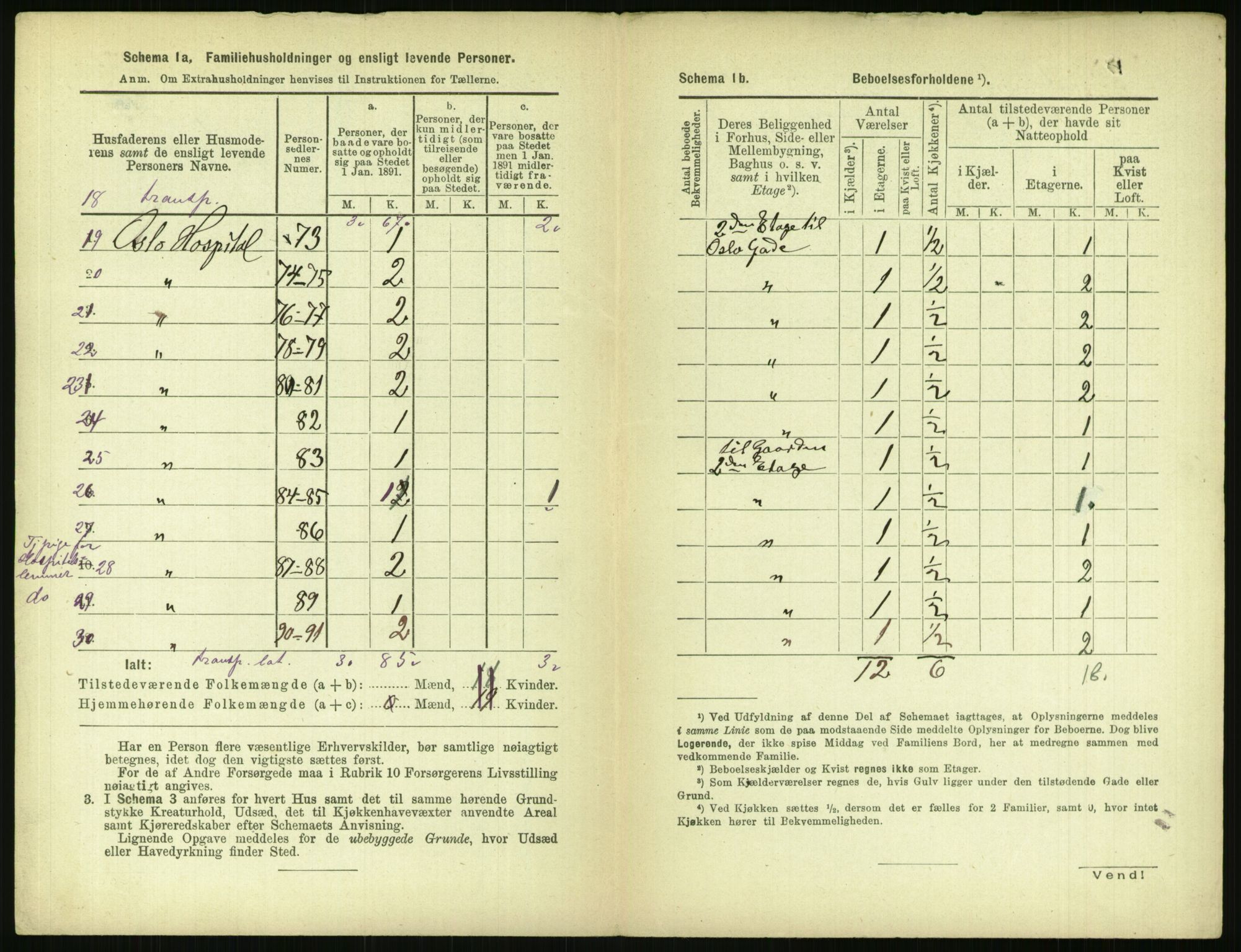 RA, 1891 census for 0301 Kristiania, 1891, p. 120907