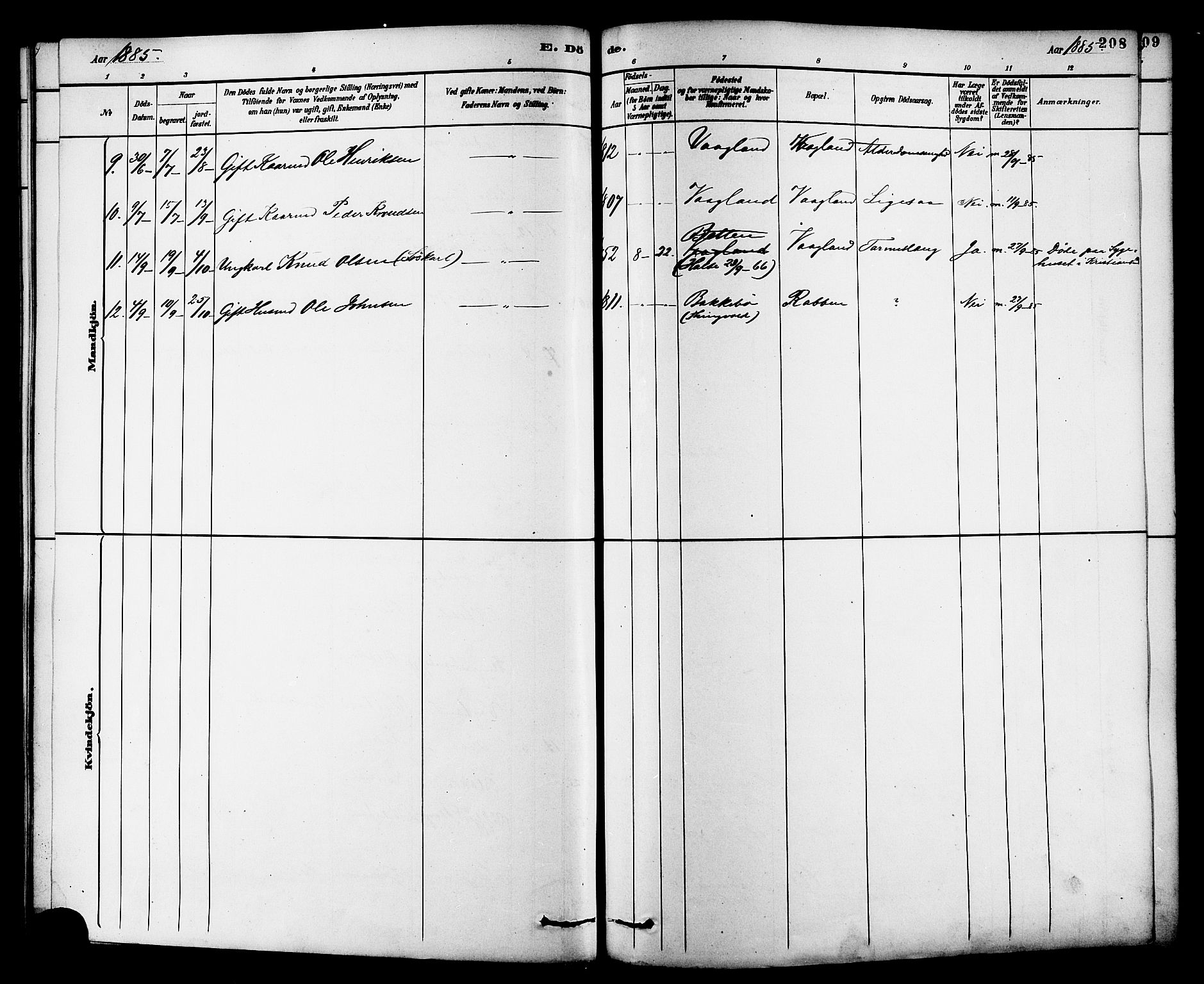 Ministerialprotokoller, klokkerbøker og fødselsregistre - Møre og Romsdal, AV/SAT-A-1454/576/L0885: Parish register (official) no. 576A03, 1880-1898, p. 208