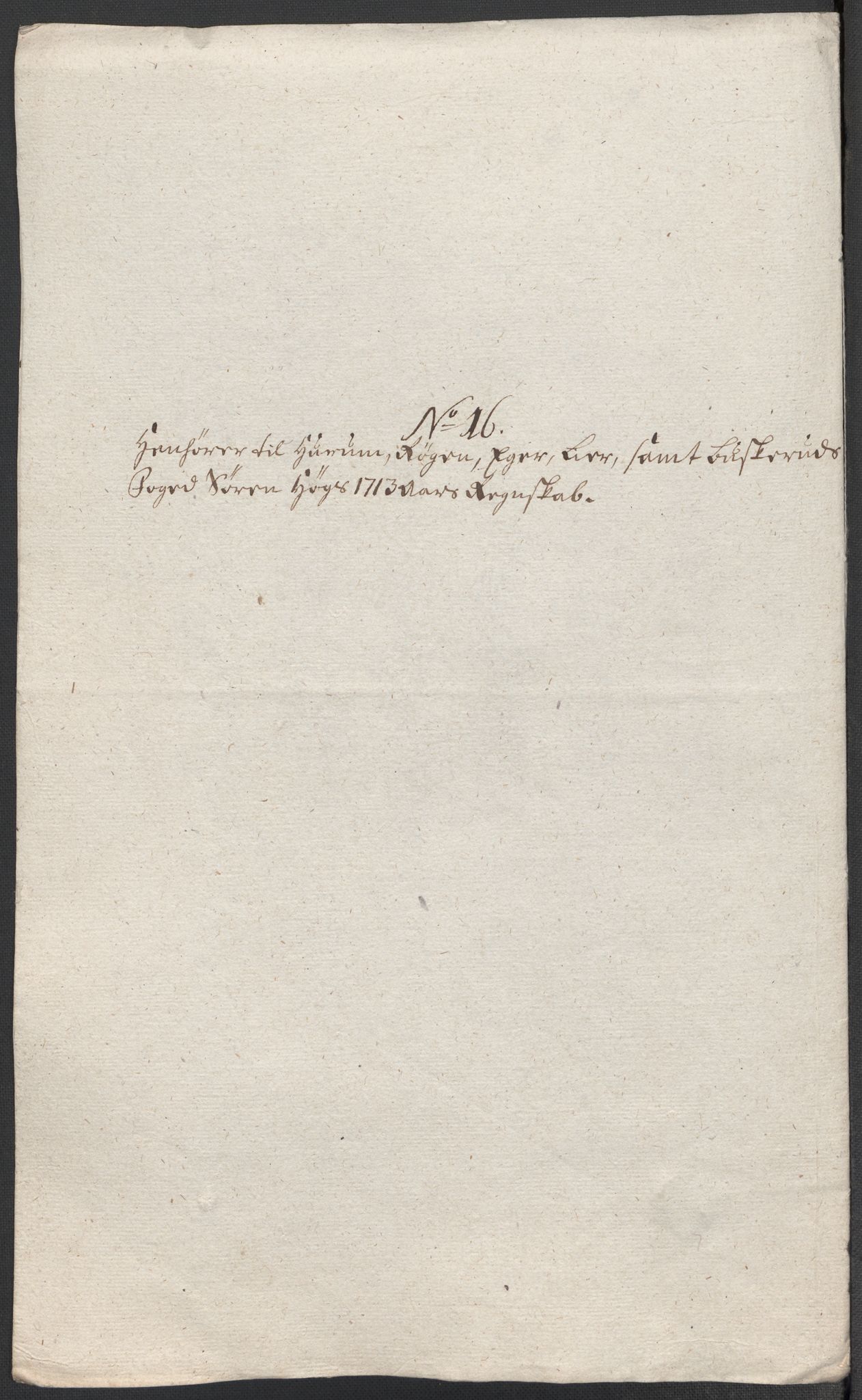 Rentekammeret inntil 1814, Reviderte regnskaper, Fogderegnskap, RA/EA-4092/R31/L1708: Fogderegnskap Hurum, Røyken, Eiker, Lier og Buskerud, 1713, p. 329