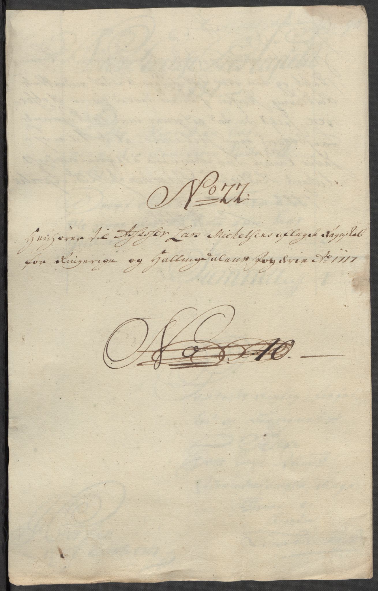 Rentekammeret inntil 1814, Reviderte regnskaper, Fogderegnskap, RA/EA-4092/R23/L1475: Fogderegnskap Ringerike og Hallingdal, 1717, p. 253