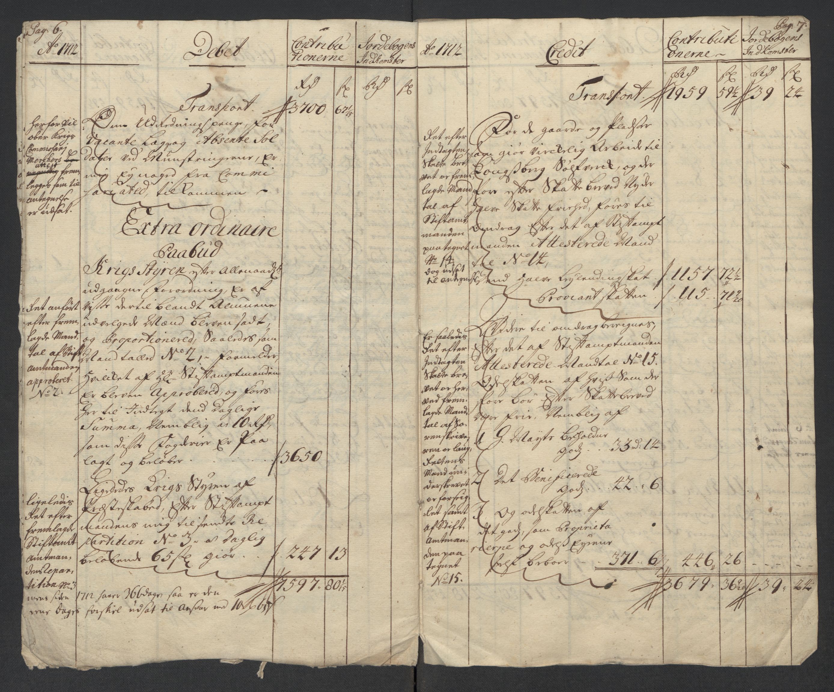 Rentekammeret inntil 1814, Reviderte regnskaper, Fogderegnskap, AV/RA-EA-4092/R24/L1587: Fogderegnskap Numedal og Sandsvær, 1712, p. 8