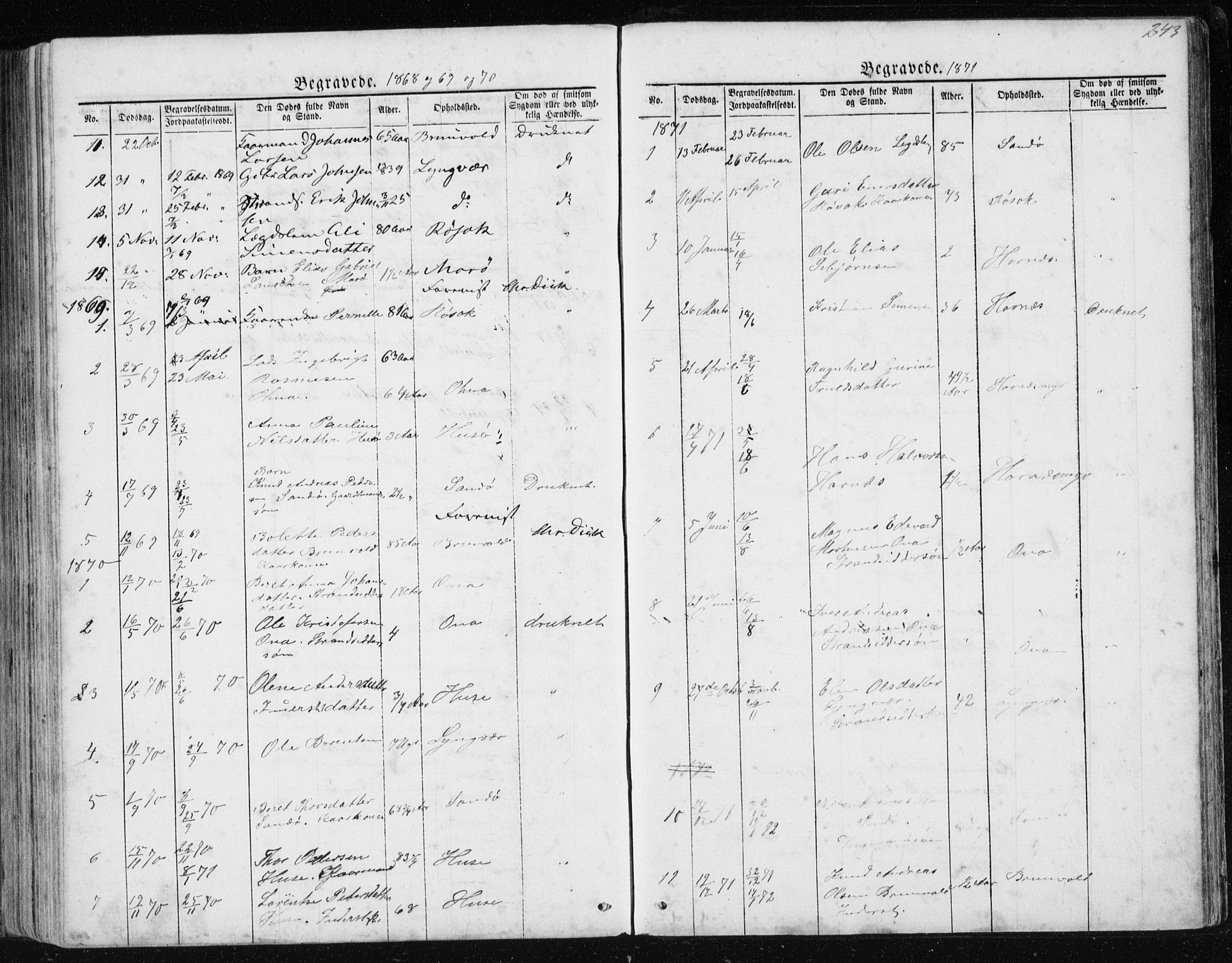 Ministerialprotokoller, klokkerbøker og fødselsregistre - Møre og Romsdal, AV/SAT-A-1454/561/L0732: Parish register (copy) no. 561C02, 1867-1900, p. 243