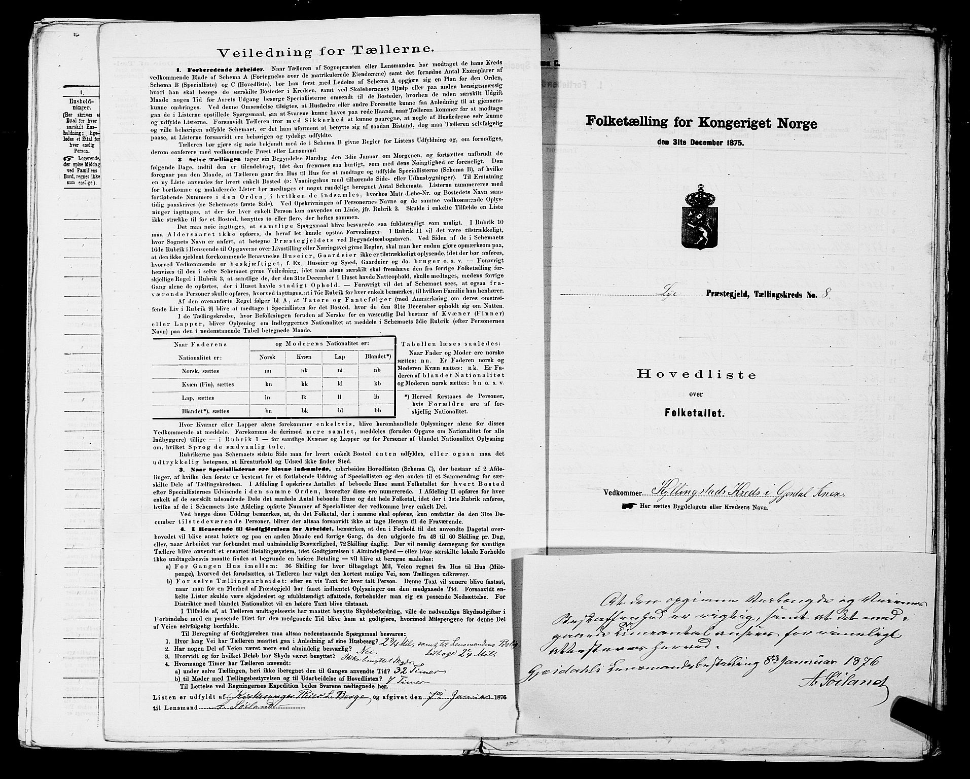 SAST, 1875 census for 1121P Lye, 1875, p. 46