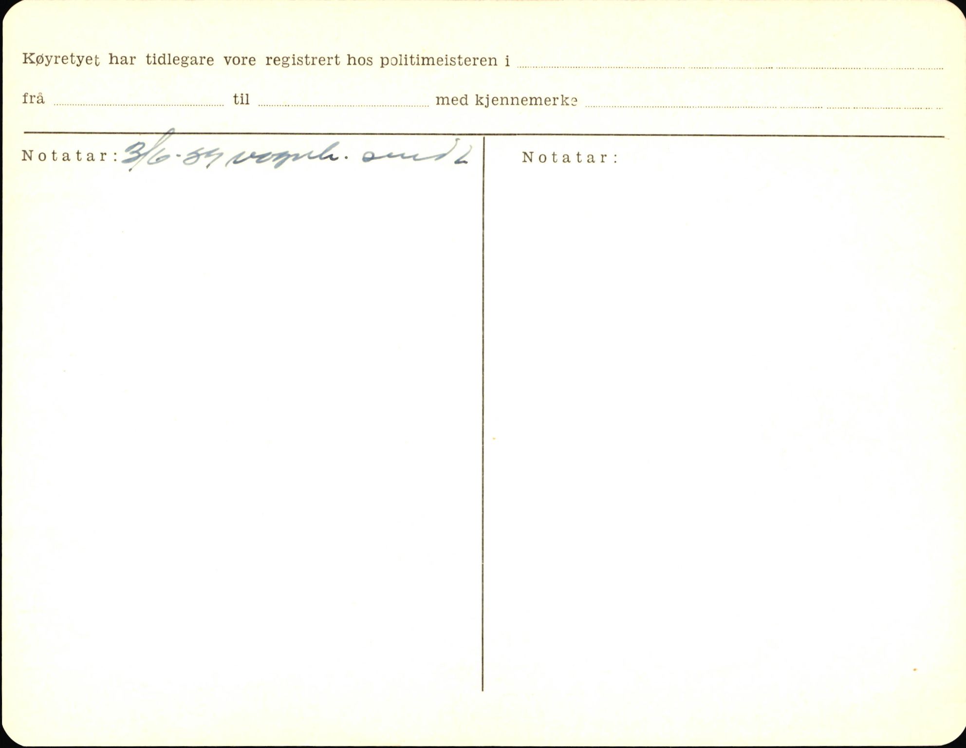 Statens vegvesen, Sogn og Fjordane vegkontor, AV/SAB-A-5301/4/F/L0003: Registerkort utmeldte Fjordane S1000-2499, 1930-1961, p. 79