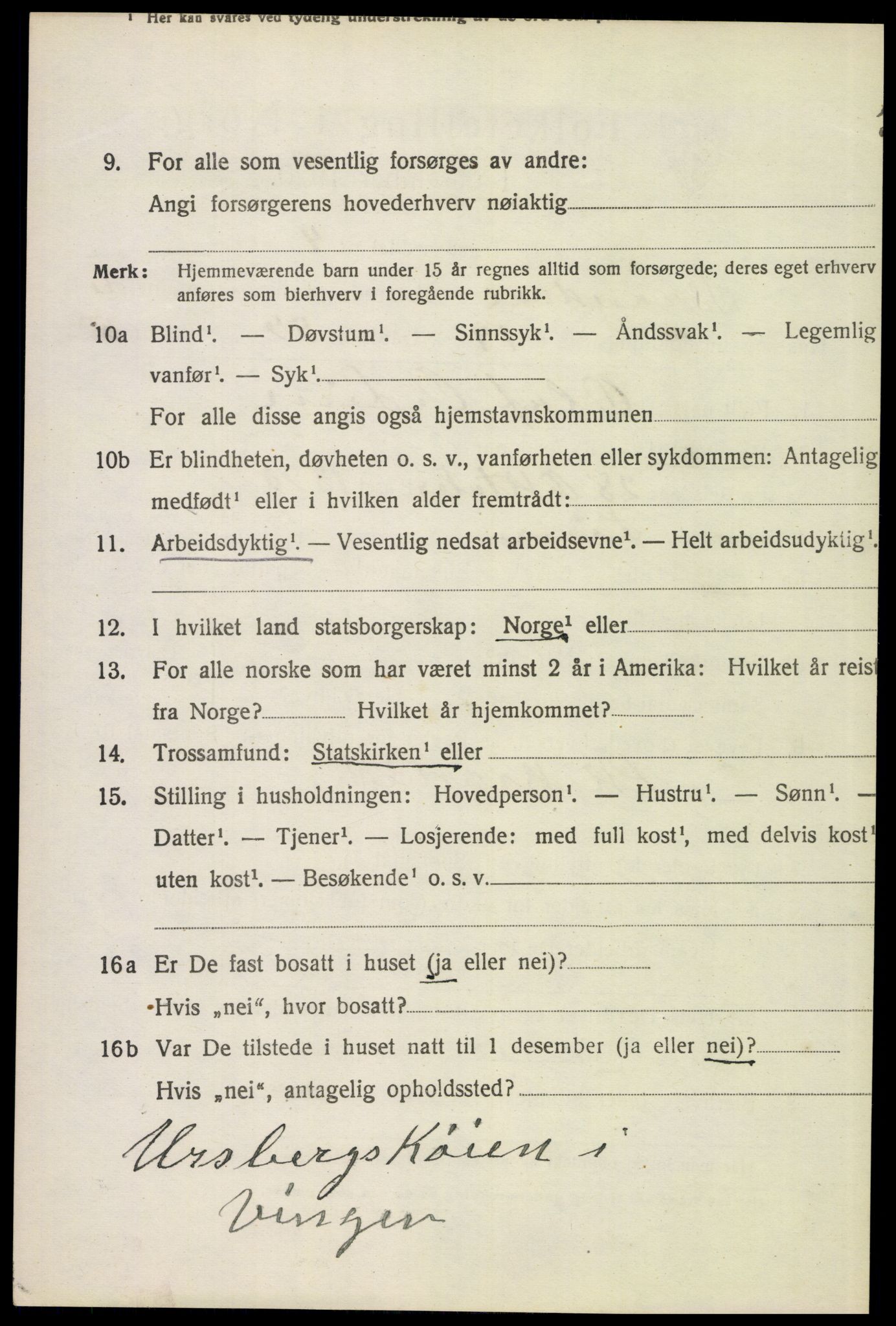 SAH, 1920 census for Brandval, 1920, p. 5417