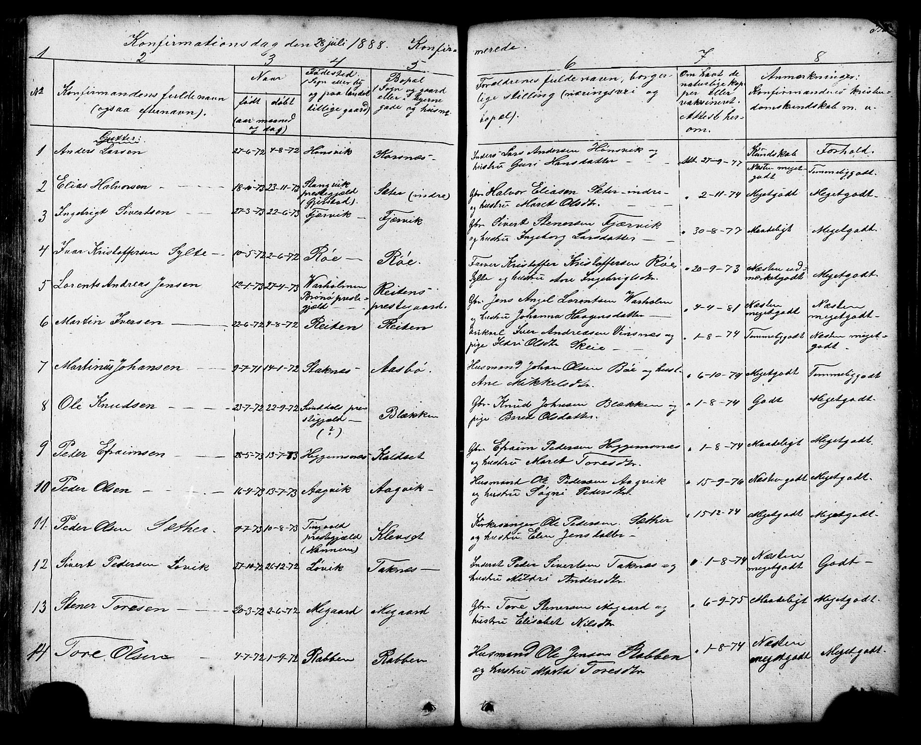 Ministerialprotokoller, klokkerbøker og fødselsregistre - Møre og Romsdal, SAT/A-1454/576/L0890: Parish register (copy) no. 576C01, 1837-1908, p. 312