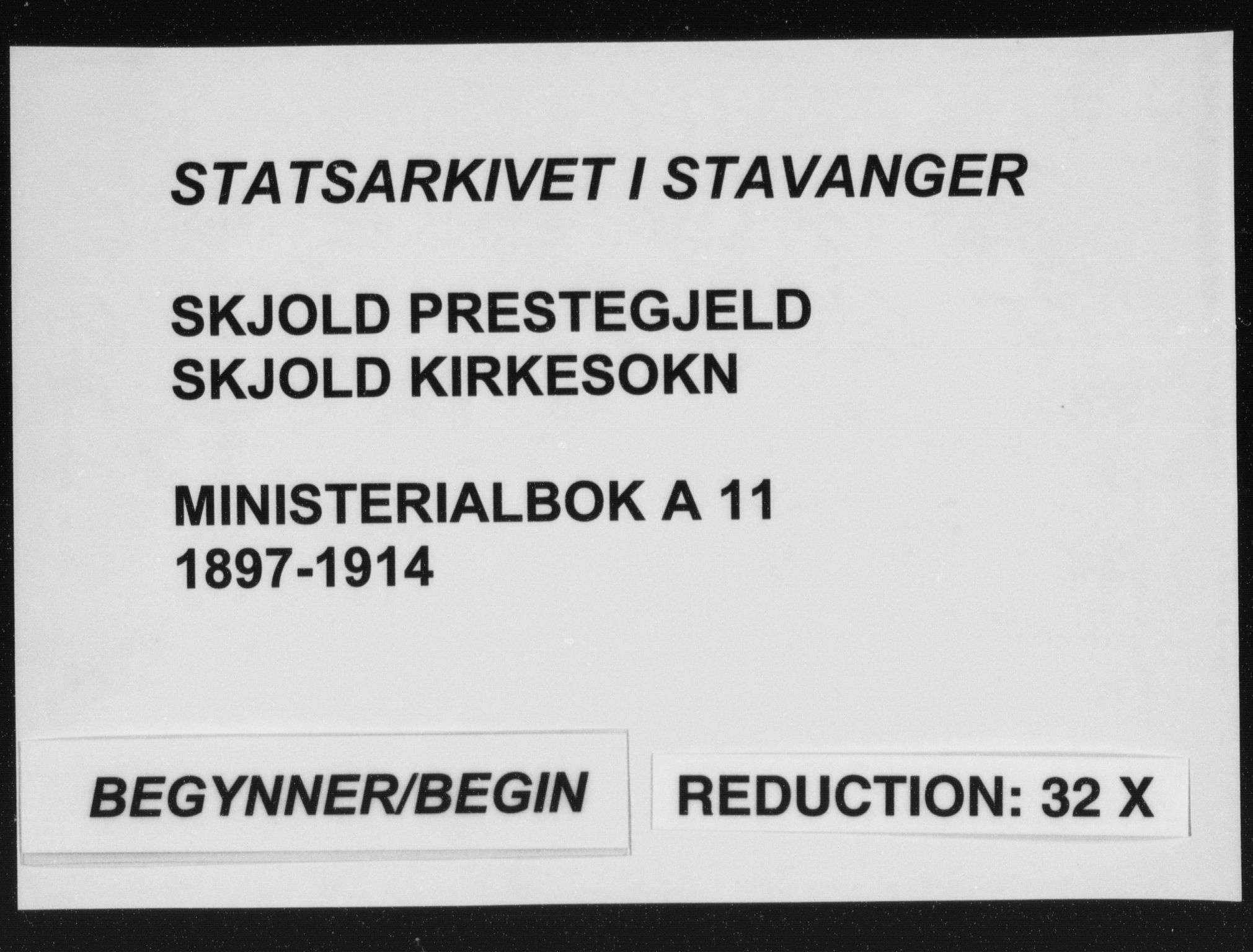Skjold sokneprestkontor, SAST/A-101847/H/Ha/Haa/L0011: Parish register (official) no. A 11, 1897-1914