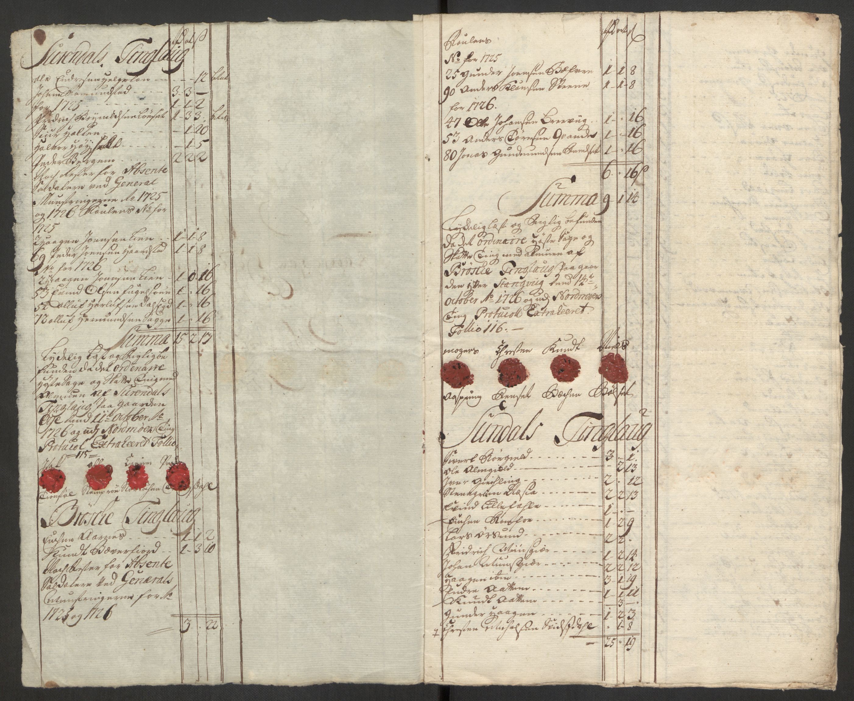 Rentekammeret inntil 1814, Reviderte regnskaper, Fogderegnskap, RA/EA-4092/R56/L3759: Fogderegnskap Nordmøre, 1726, p. 293