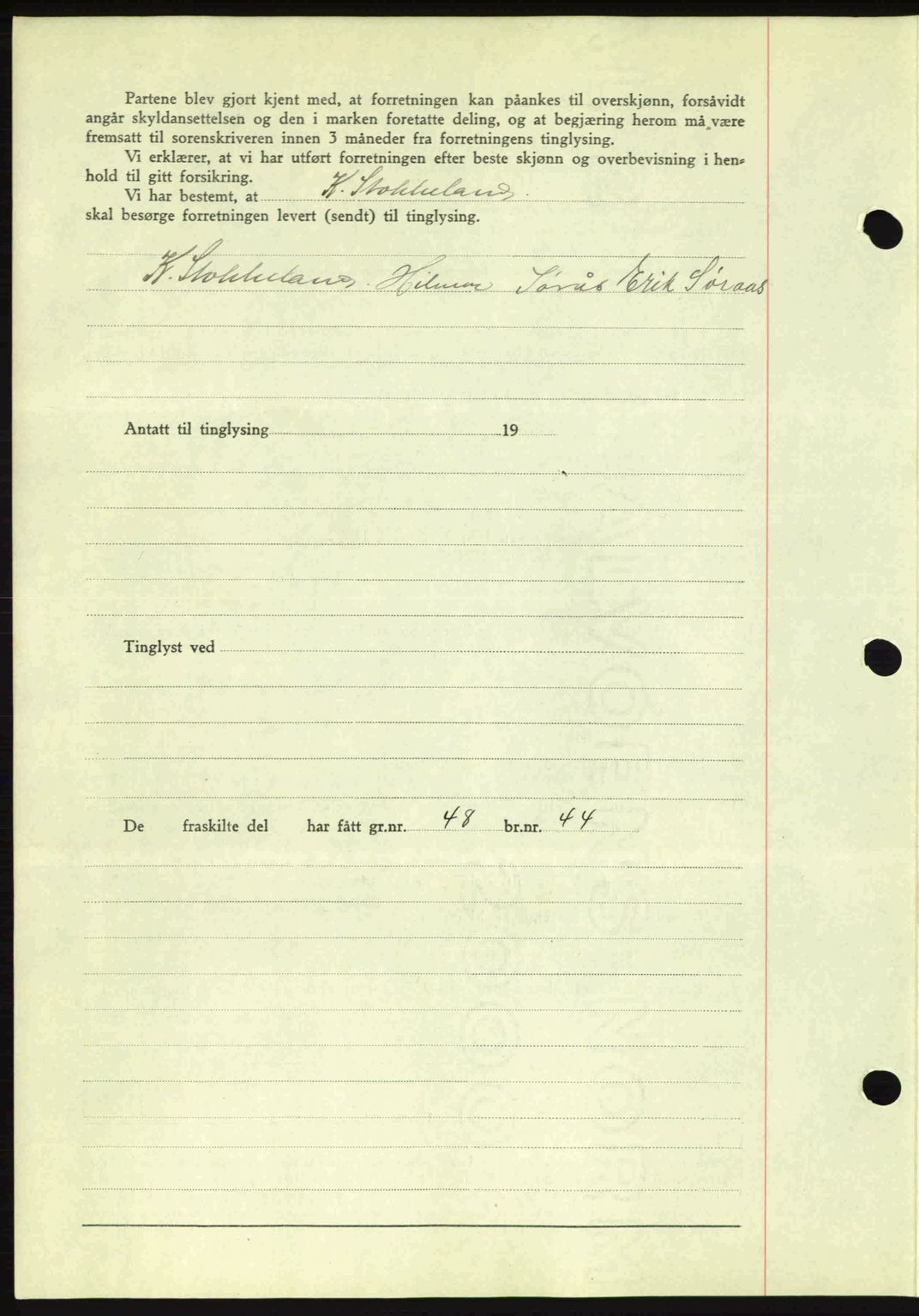 Romsdal sorenskriveri, AV/SAT-A-4149/1/2/2C: Mortgage book no. A8, 1939-1940, Diary no: : 862/1940