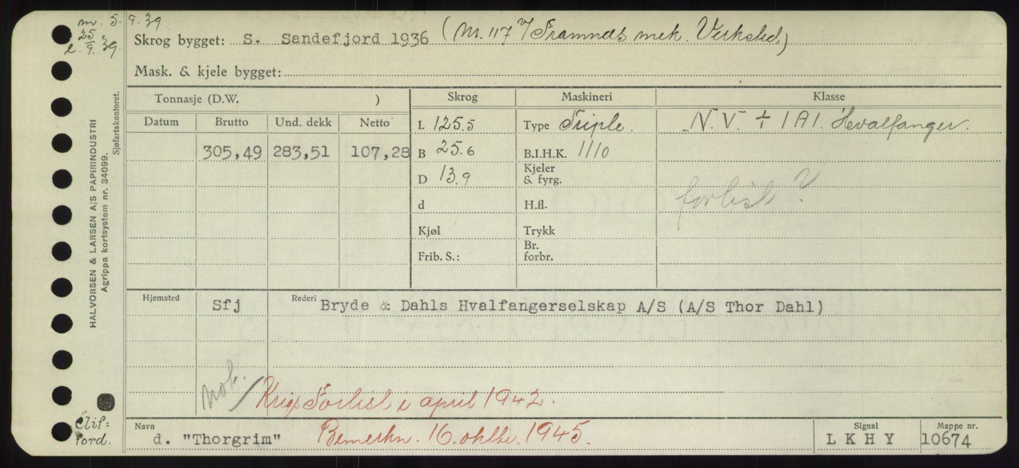 Sjøfartsdirektoratet med forløpere, Skipsmålingen, AV/RA-S-1627/H/Hd/L0038: Fartøy, T-Th, p. 691