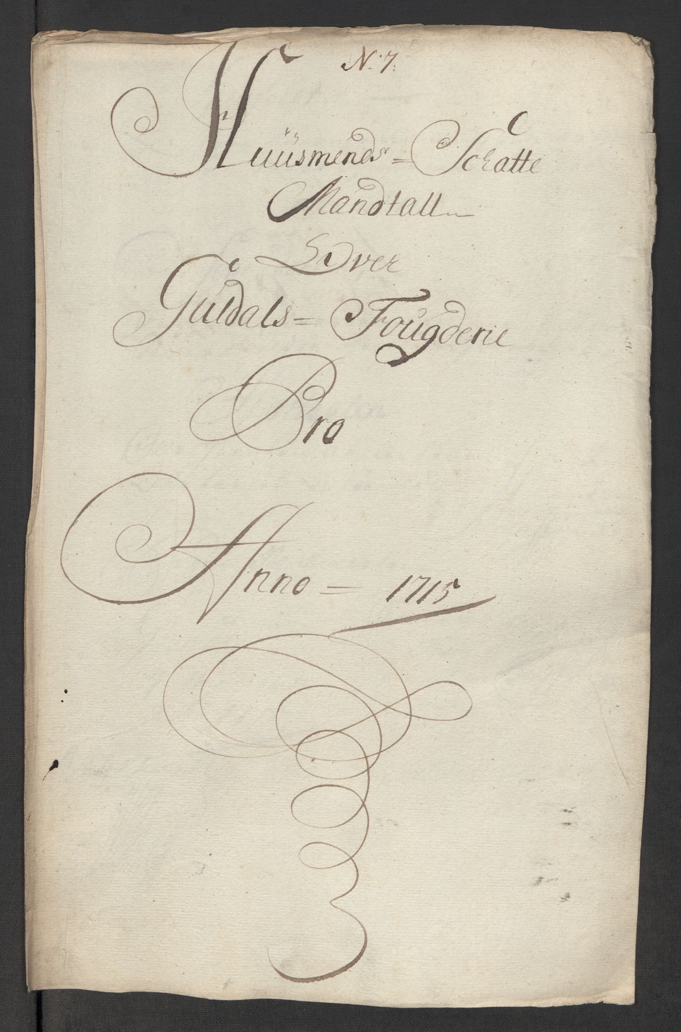 Rentekammeret inntil 1814, Reviderte regnskaper, Fogderegnskap, AV/RA-EA-4092/R60/L3966: Fogderegnskap Orkdal og Gauldal, 1715, p. 330