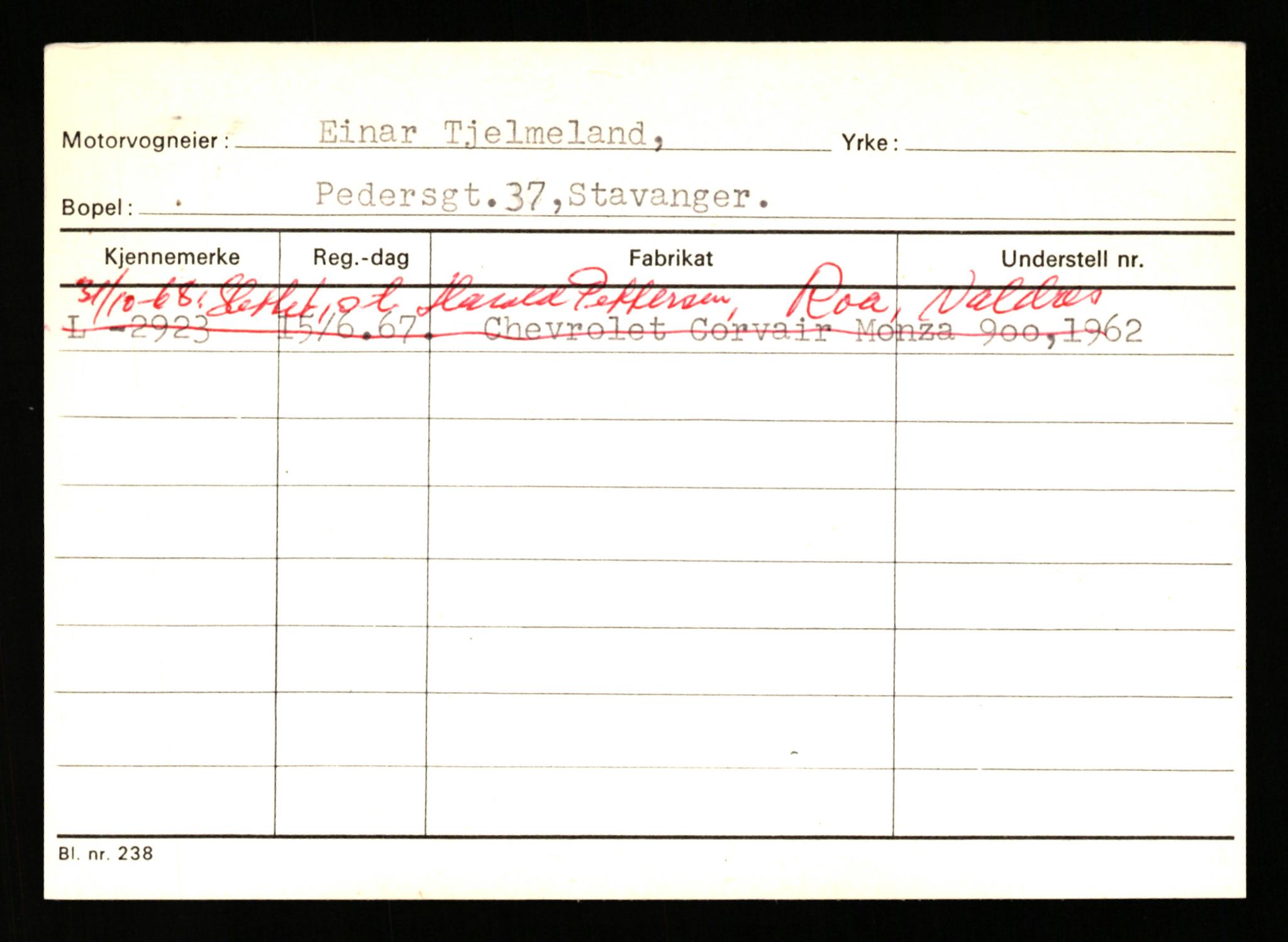 Stavanger trafikkstasjon, AV/SAST-A-101942/0/H/L0038: Sørbø - Tjeltveit, 1930-1971, p. 2776