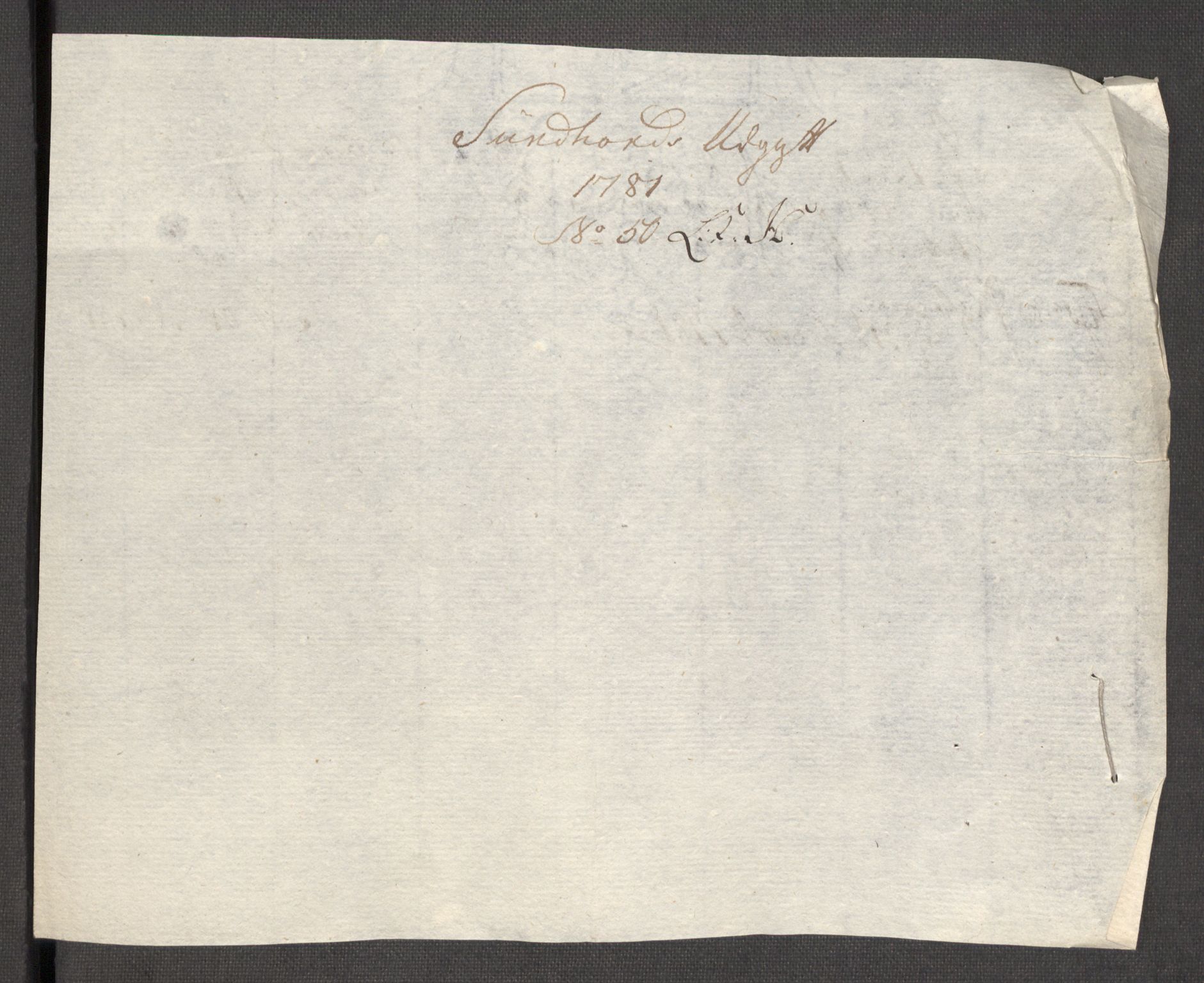 Rentekammeret inntil 1814, Reviderte regnskaper, Fogderegnskap, AV/RA-EA-4092/R48/L3097: Fogderegnskap Sunnhordland og Hardanger, 1781, p. 336