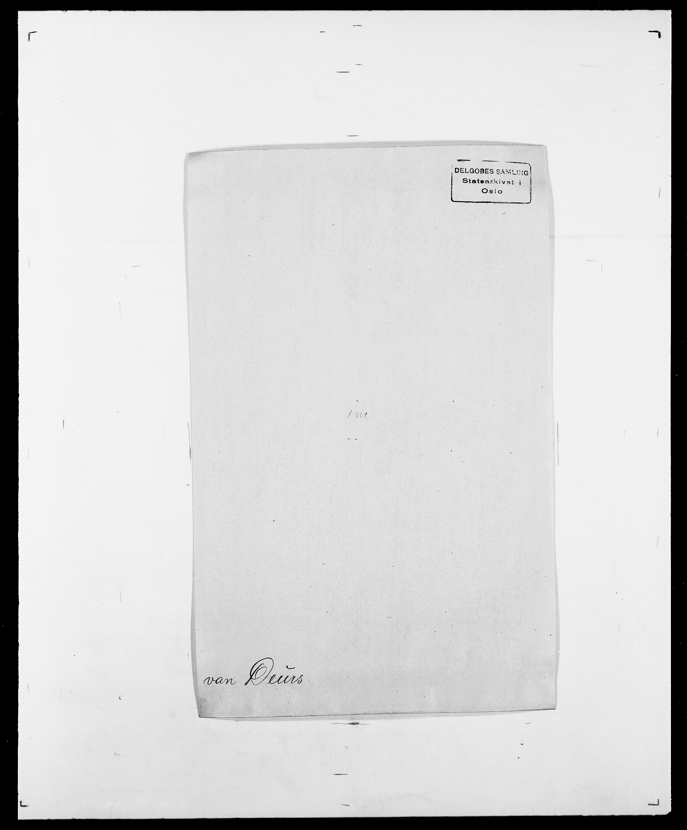 Delgobe, Charles Antoine - samling, AV/SAO-PAO-0038/D/Da/L0009: Dahl - v. Düren, p. 503