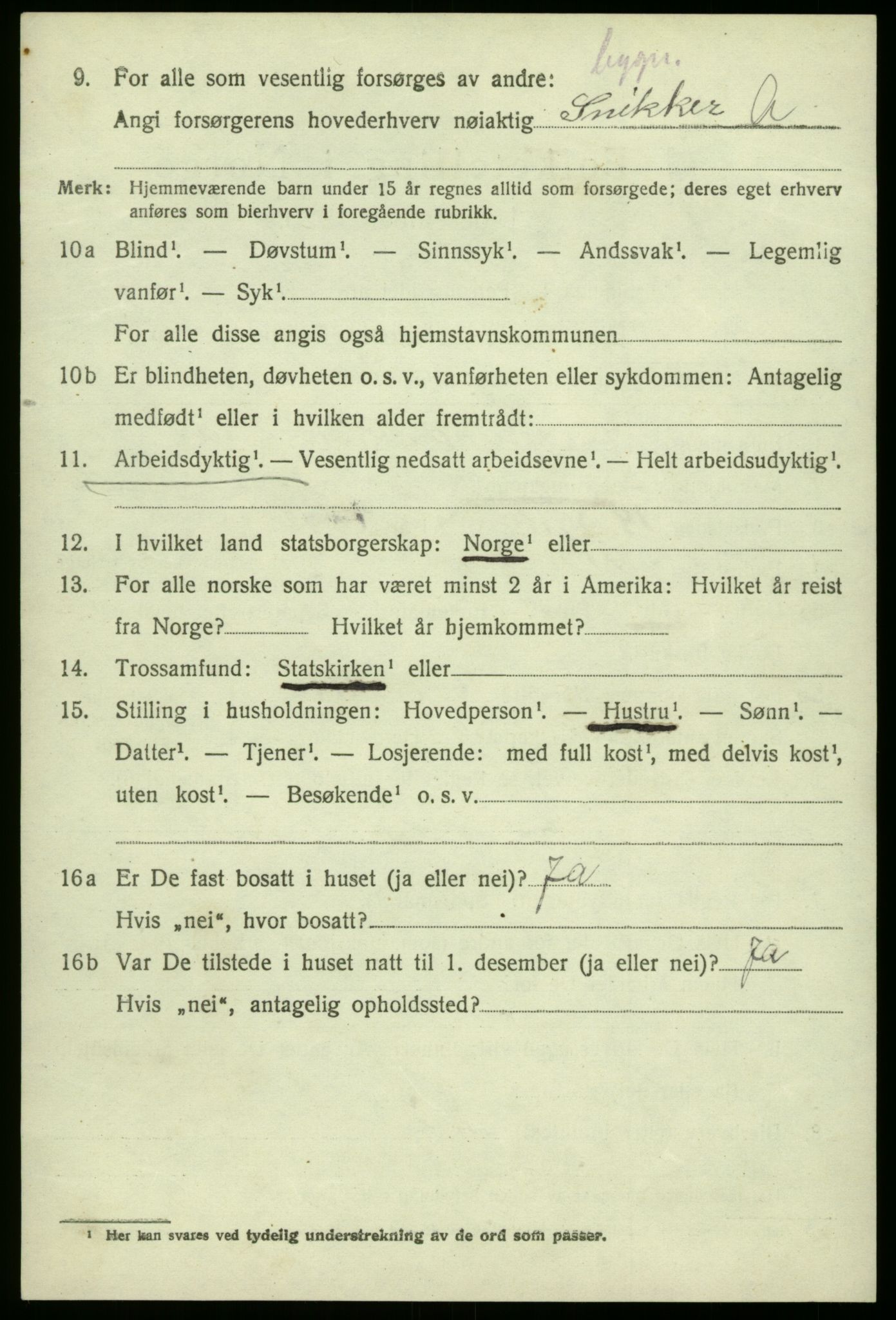 SAB, 1920 census for Laksevåg, 1920, p. 2891