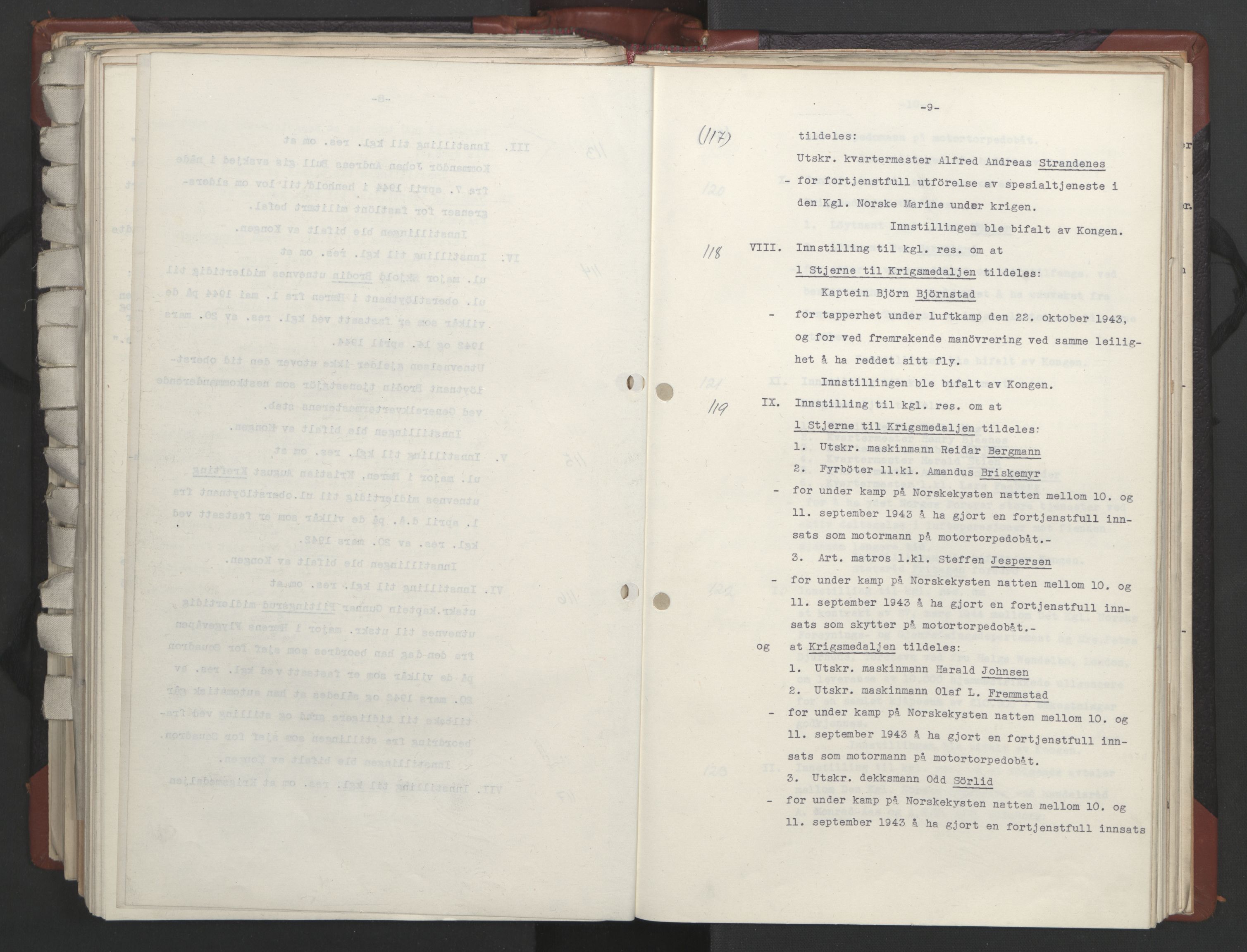 Statsrådssekretariatet, AV/RA-S-1001/A/Ac/L0124: Kgl. res. 14/1-30/6, 1944, p. 375