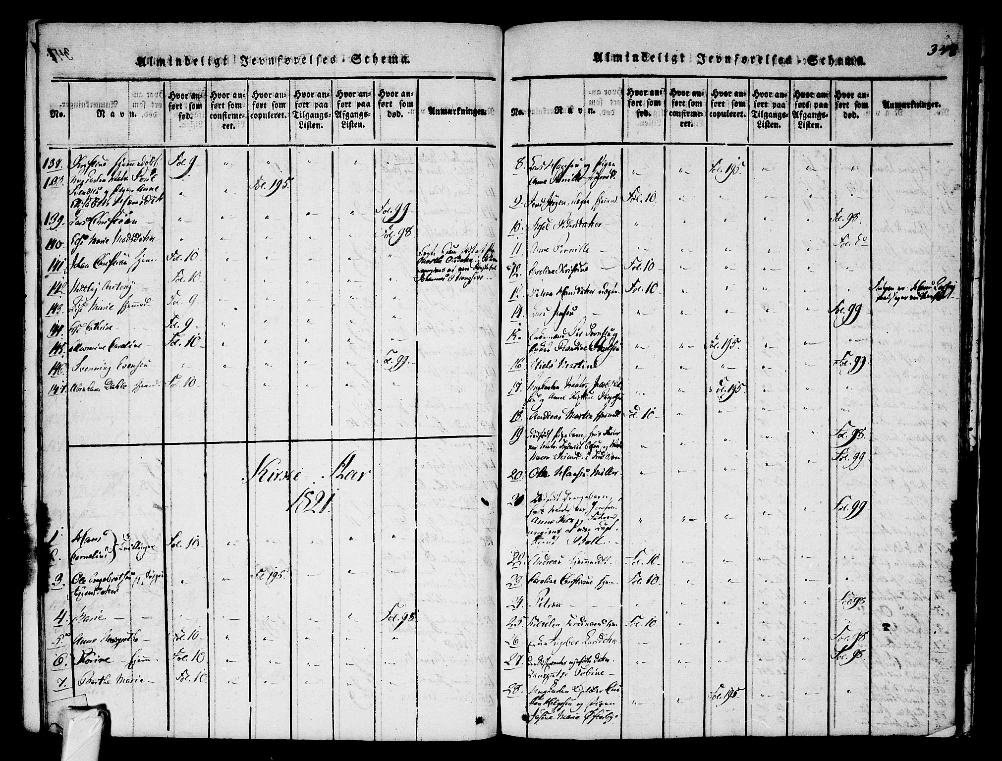 Stavern kirkebøker, SAKO/A-318/F/Fa/L0006: Parish register (official) no. 6, 1816-1839, p. 348