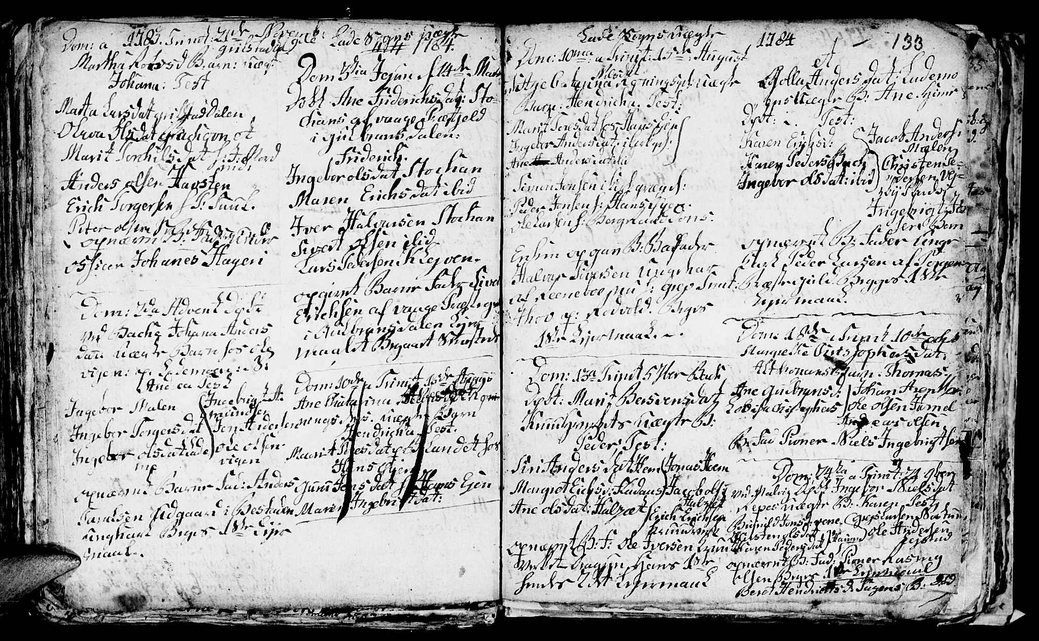 Ministerialprotokoller, klokkerbøker og fødselsregistre - Sør-Trøndelag, SAT/A-1456/606/L0305: Parish register (copy) no. 606C01, 1757-1819, p. 133