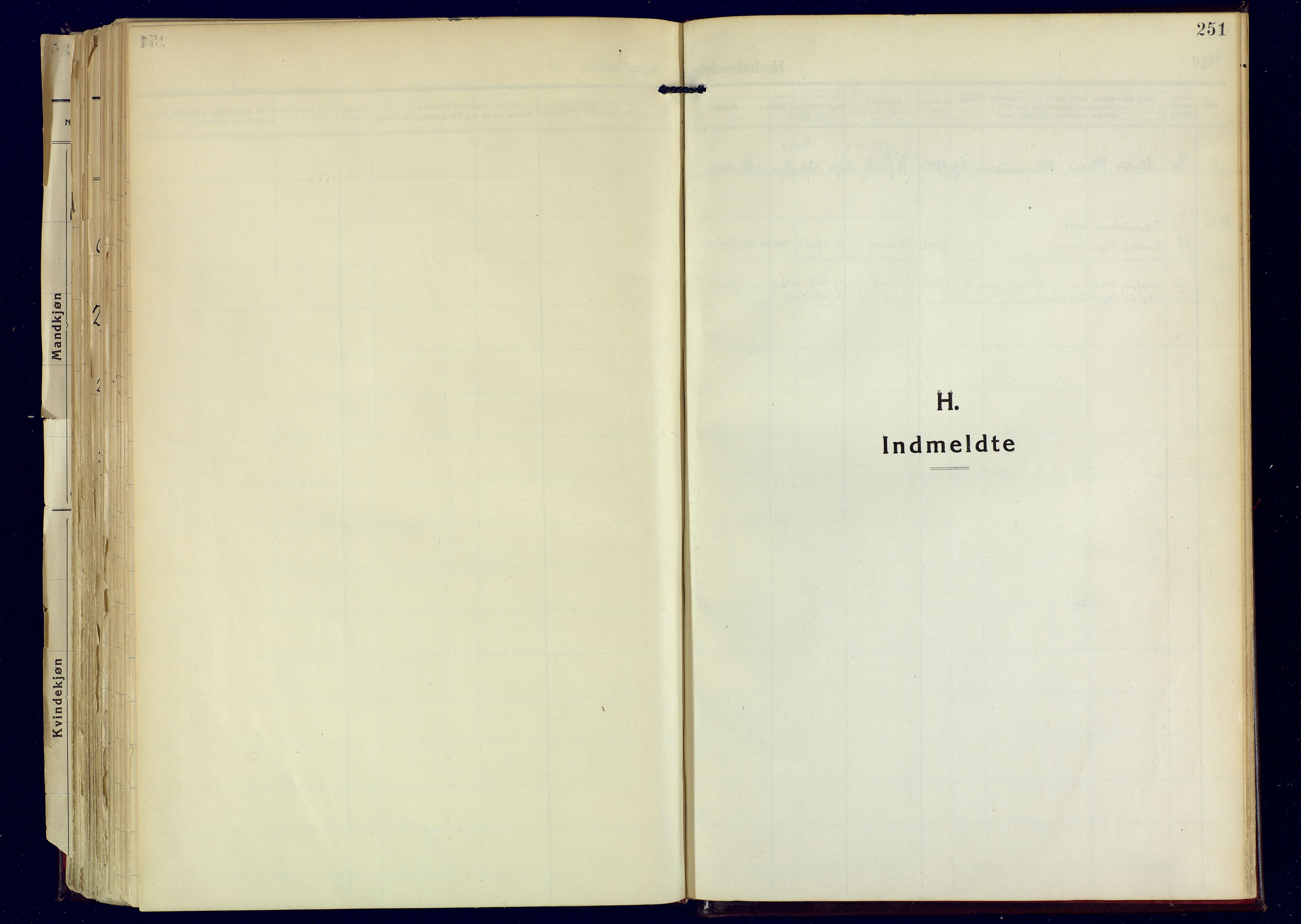 Hammerfest sokneprestkontor, AV/SATØ-S-1347/H/Ha/L0017.kirke: Parish register (official) no. 17, 1923-1933, p. 251