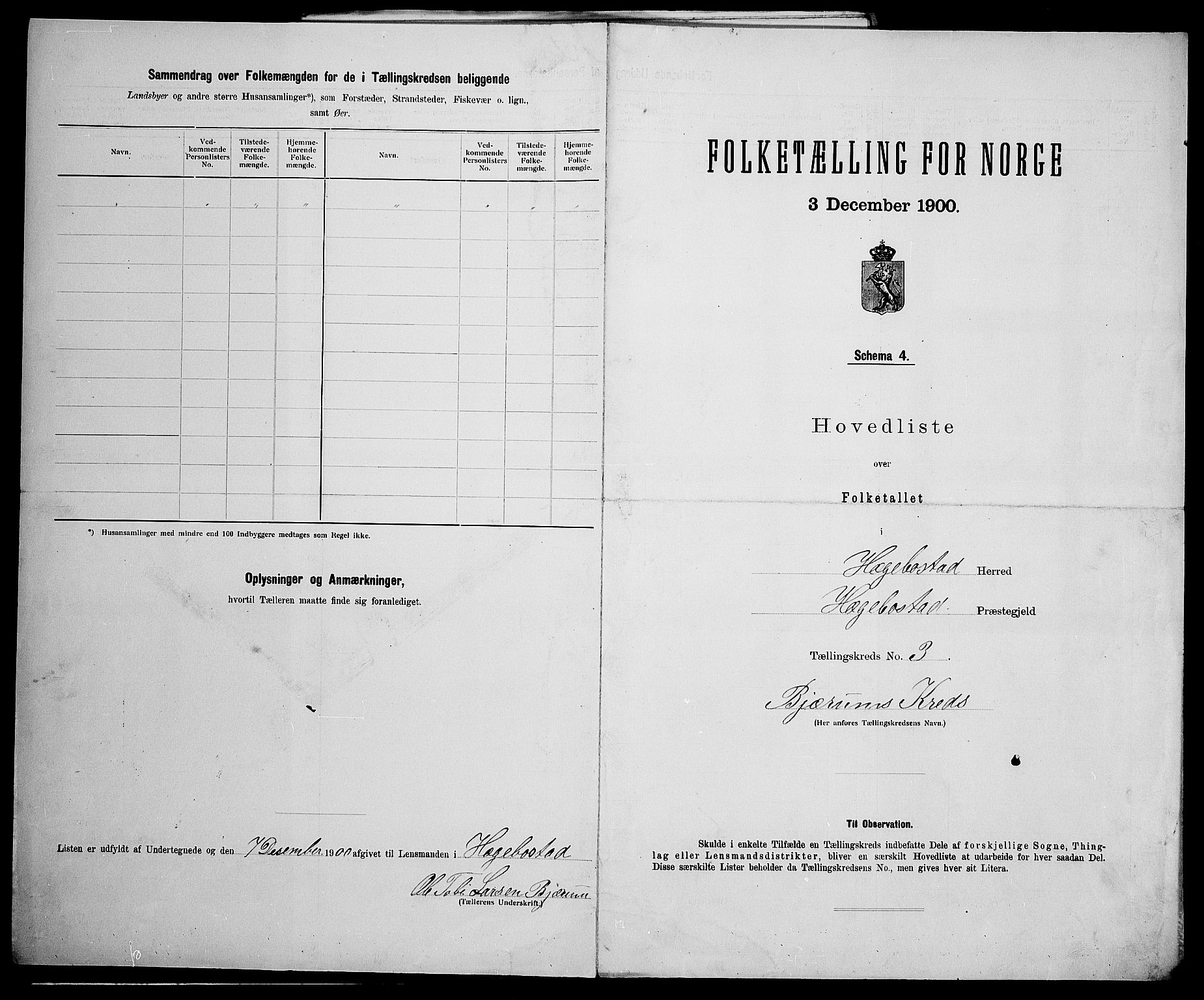 SAK, 1900 census for Hægebostad, 1900, p. 29