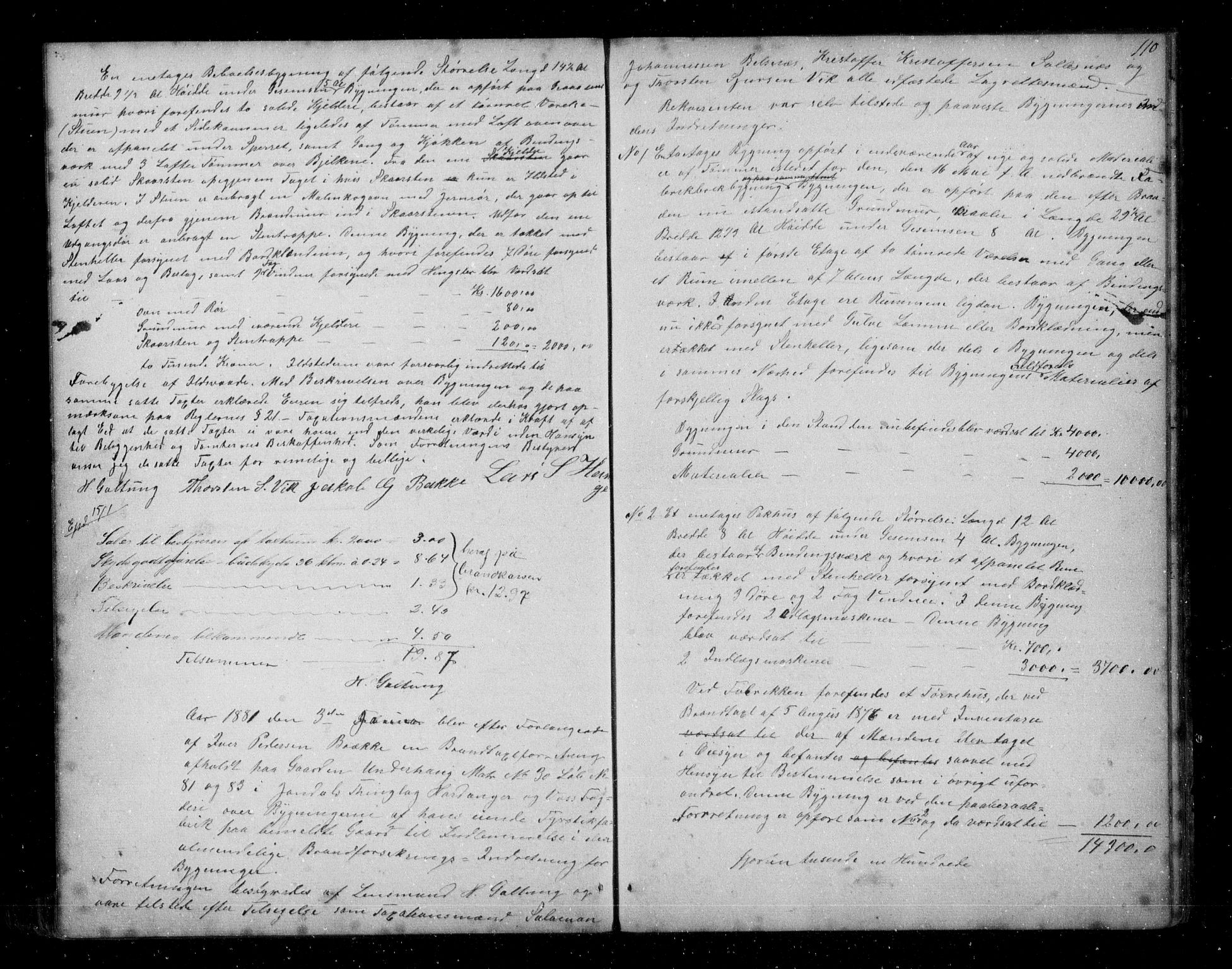 Lensmannen i Jondal, SAB/A-33101/0012/L0001: Branntakstprotokoll, 1846-1885, p. 109b-110a