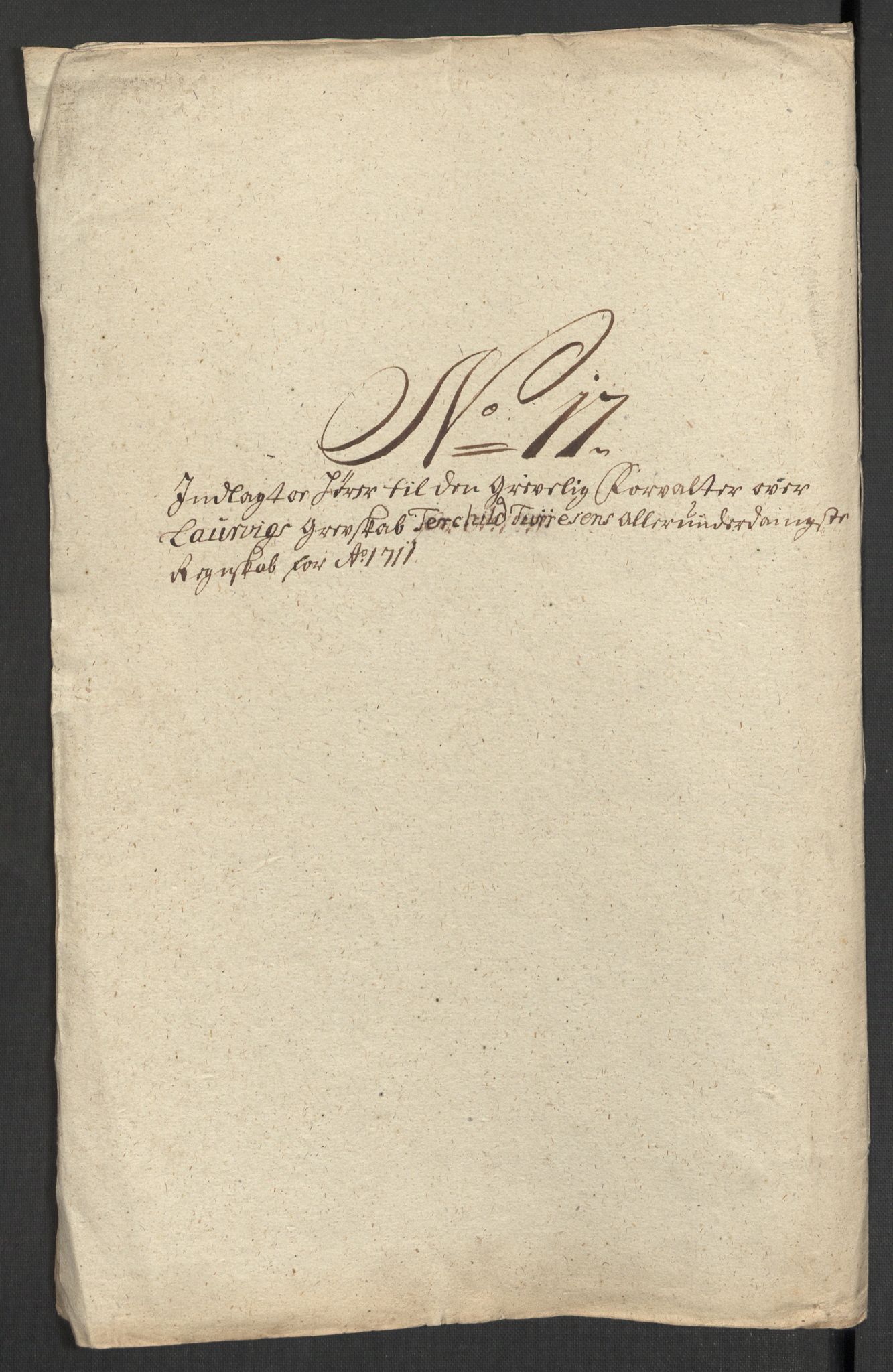 Rentekammeret inntil 1814, Reviderte regnskaper, Fogderegnskap, AV/RA-EA-4092/R33/L1983: Fogderegnskap Larvik grevskap, 1711, p. 237