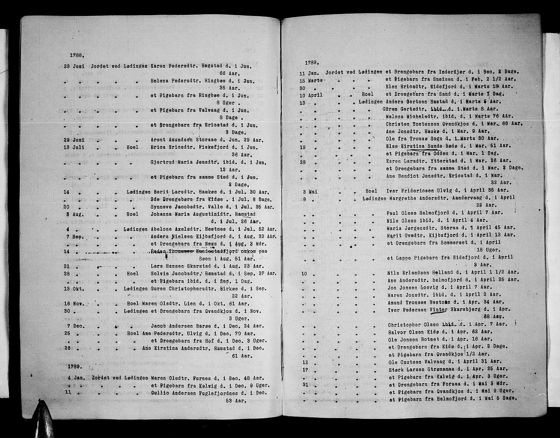 Ministerialprotokoller, klokkerbøker og fødselsregistre - Nordland, AV/SAT-A-1459/872/L1031: Parish register (official) no. 872A06, 1787-1829