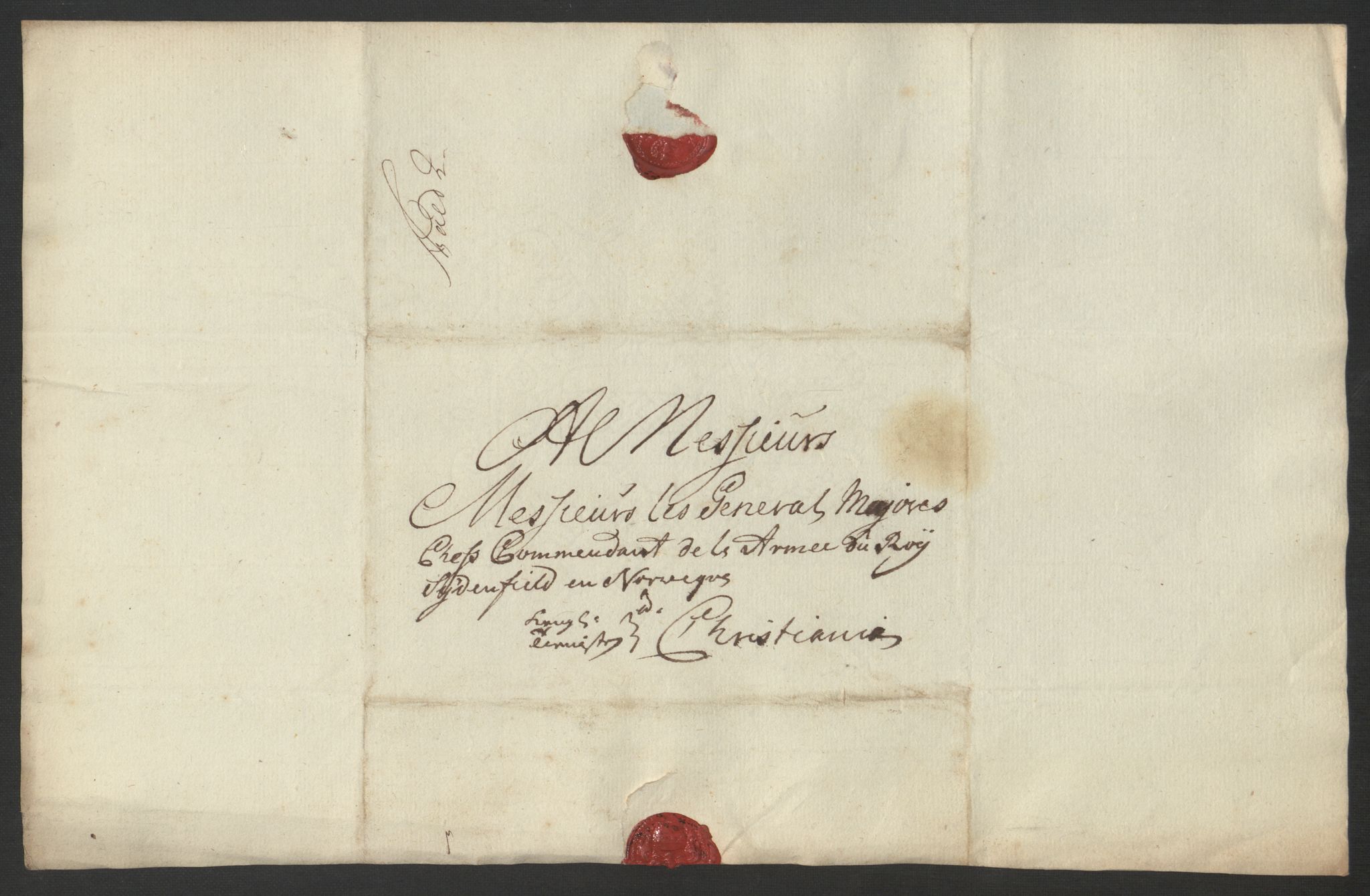 Kommanderende general (KG I) med Det norske krigsdirektorium, AV/RA-EA-5419/D/L0153: Fredriksten festning: Brev, inventarfortegnelser og regnskapsekstrakter, 1724-1729, p. 498