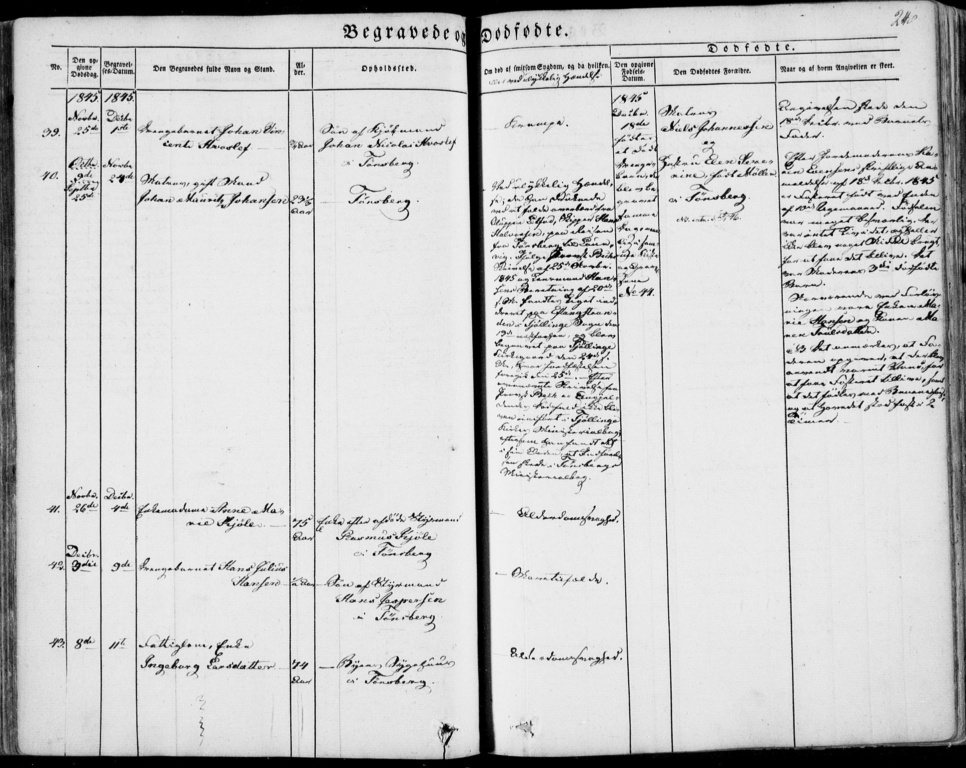 Tønsberg kirkebøker, AV/SAKO-A-330/F/Fa/L0007: Parish register (official) no. I 7, 1845-1854, p. 246