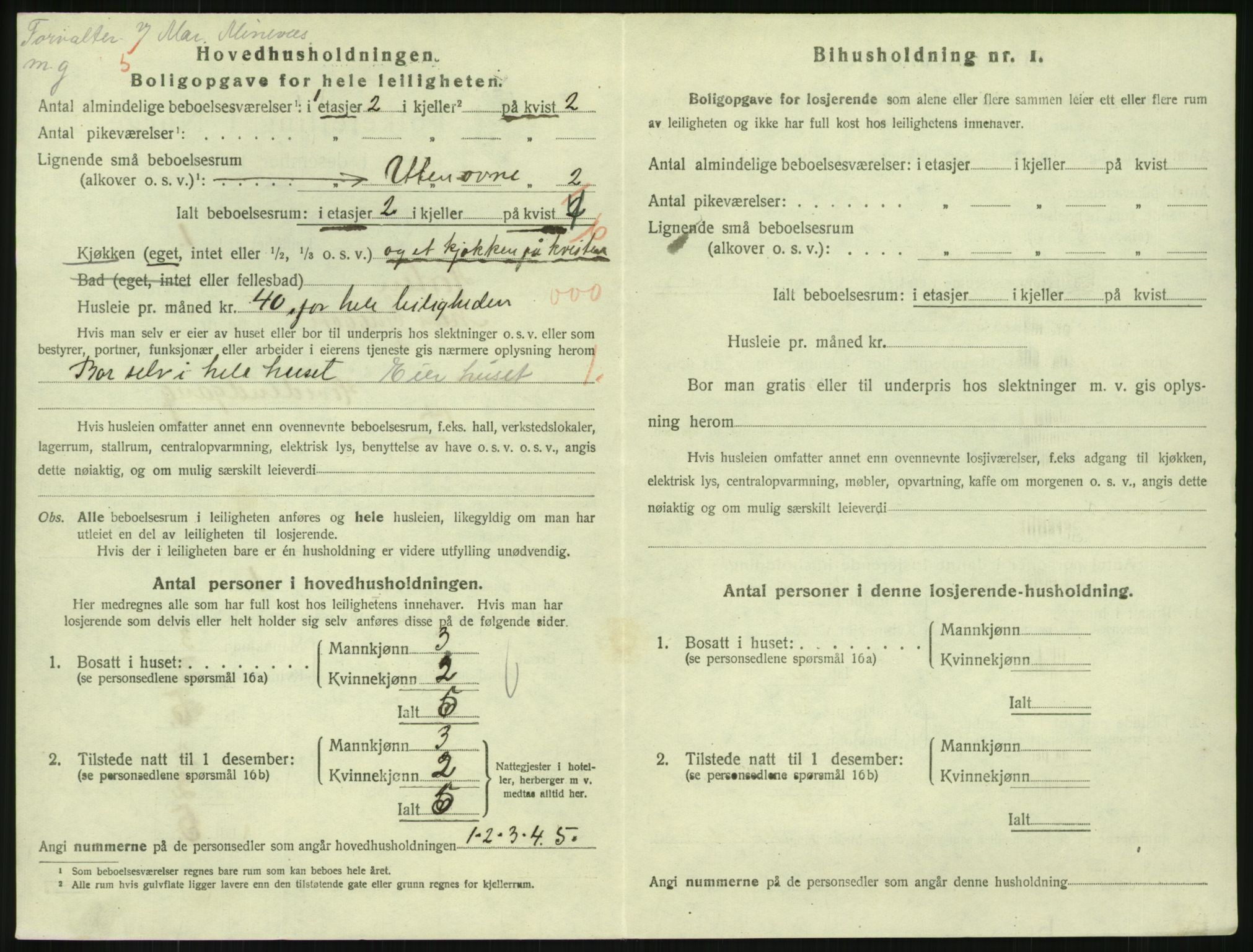 SAKO, 1920 census for Horten, 1920, p. 5860