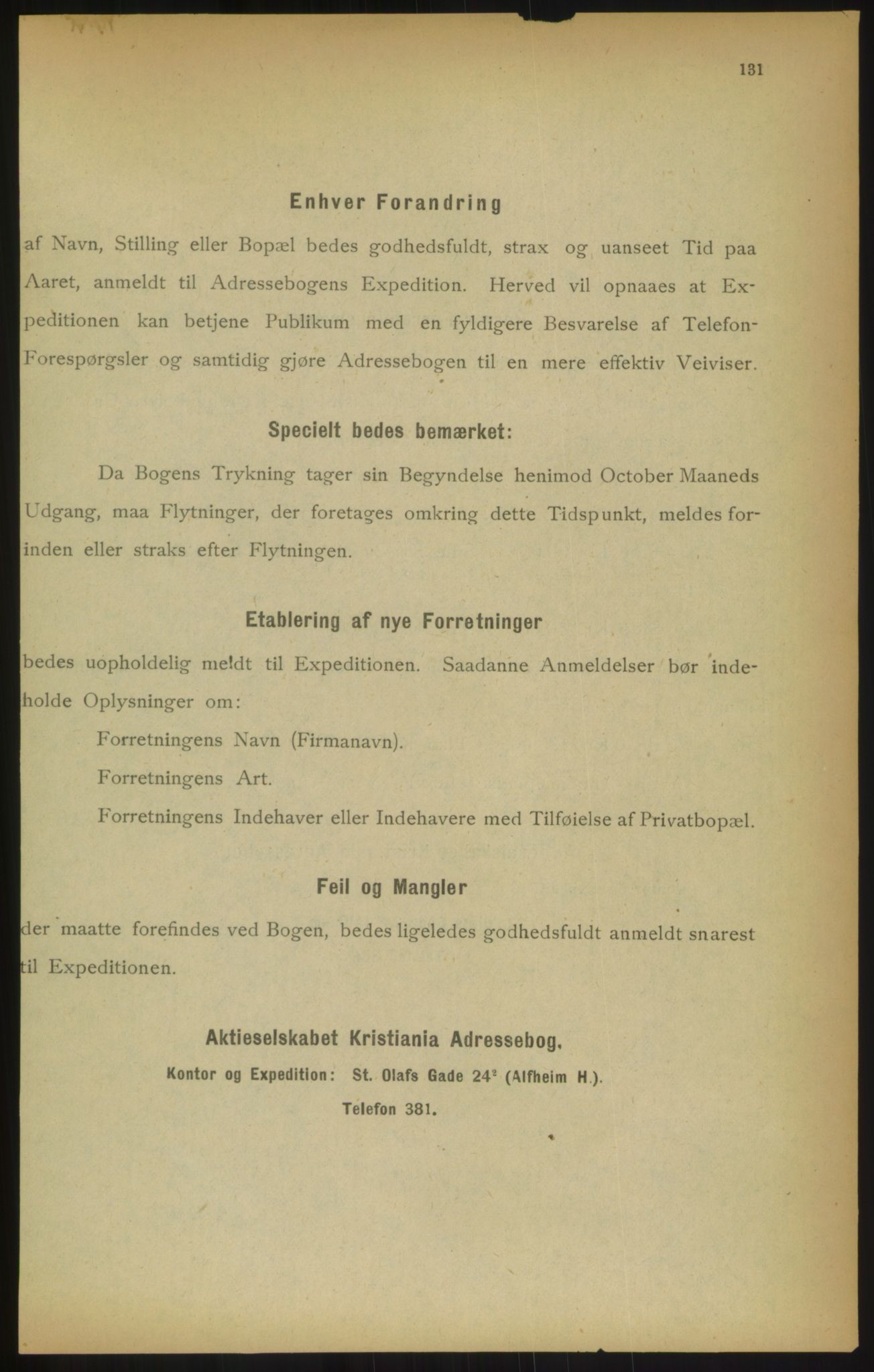 Kristiania/Oslo adressebok, PUBL/-, 1900, p. 131