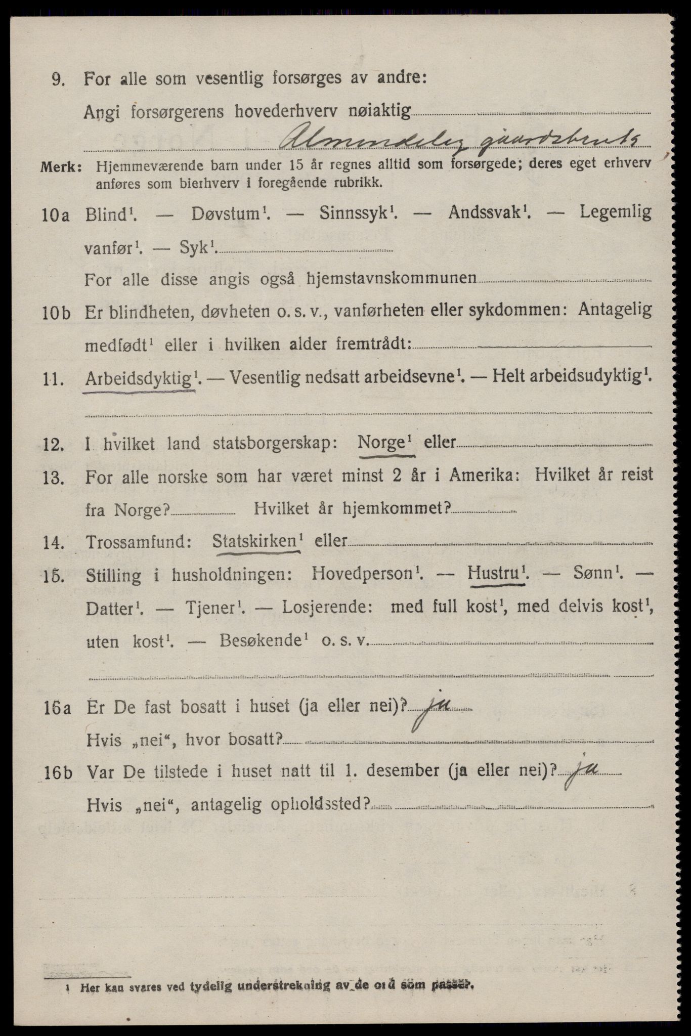 SAST, 1920 census for Høle, 1920, p. 1376