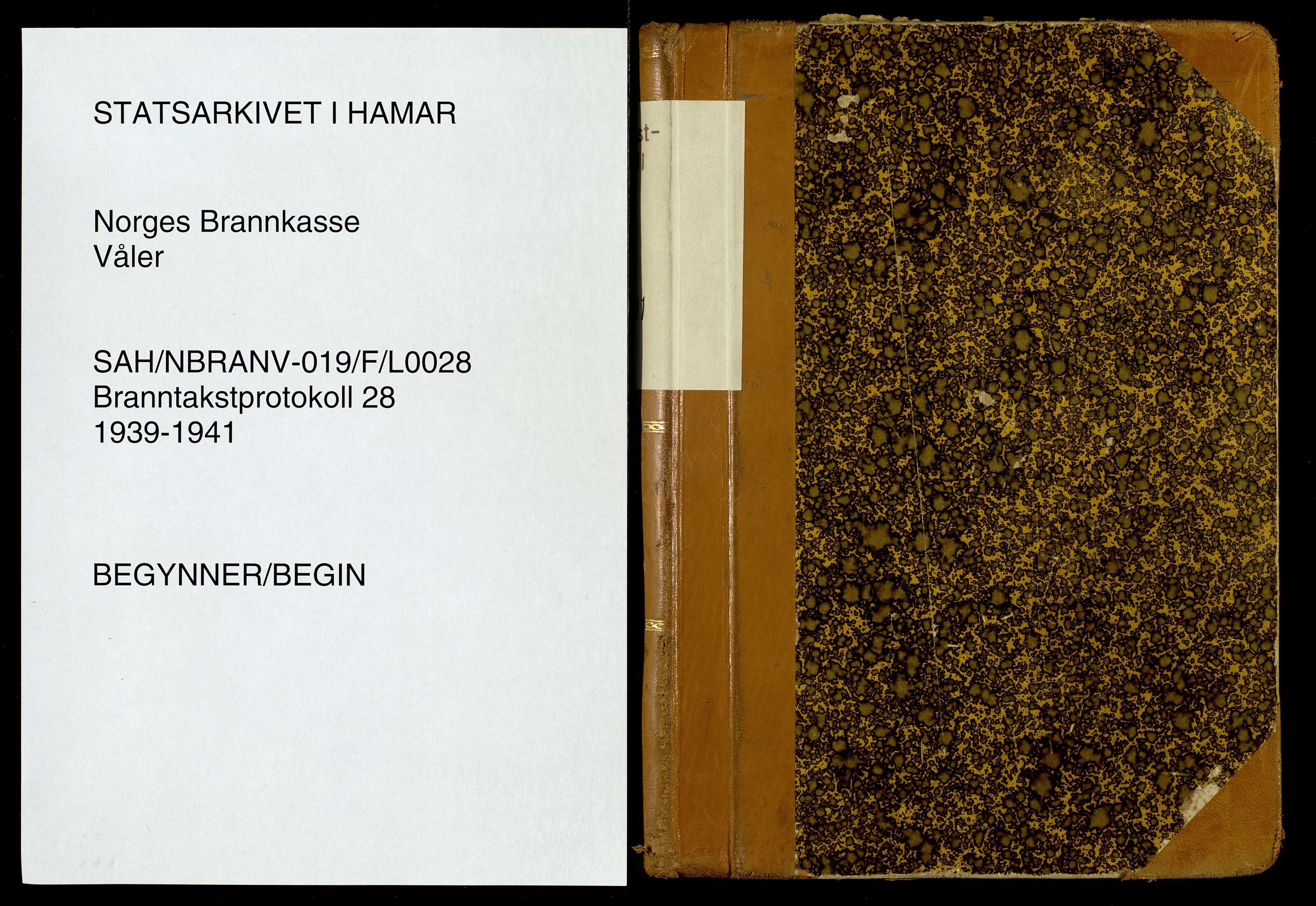 Norges Brannkasse, Våler, Hedmark, AV/SAH-NBRANV-019/F/L0028: Branntakstprotokoll, 1939-1941