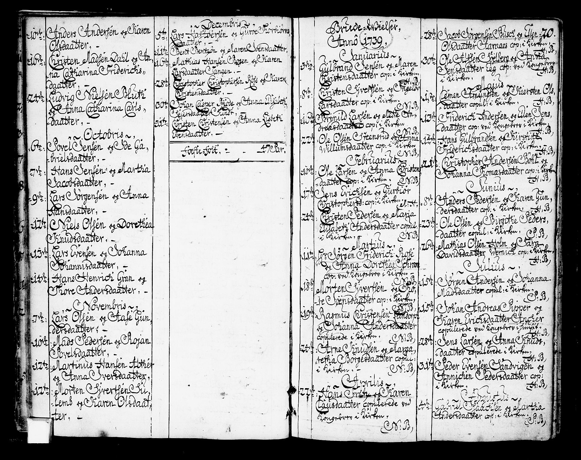 Oslo domkirke Kirkebøker, SAO/A-10752/F/Fa/L0003: Parish register (official) no. 3, 1731-1743, p. 20