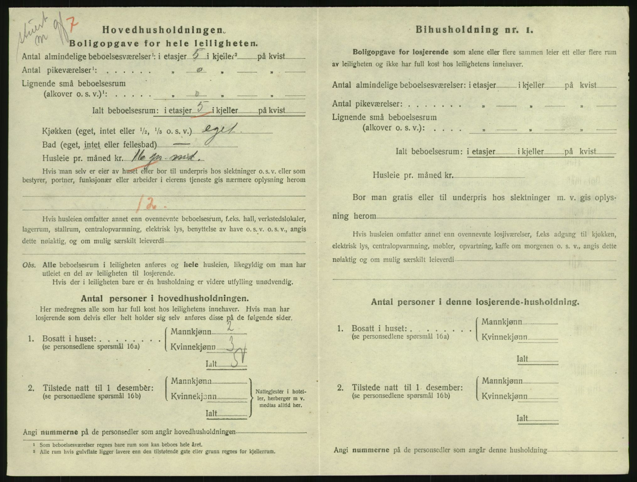 SAK, 1920 census for Lillesand, 1920, p. 556