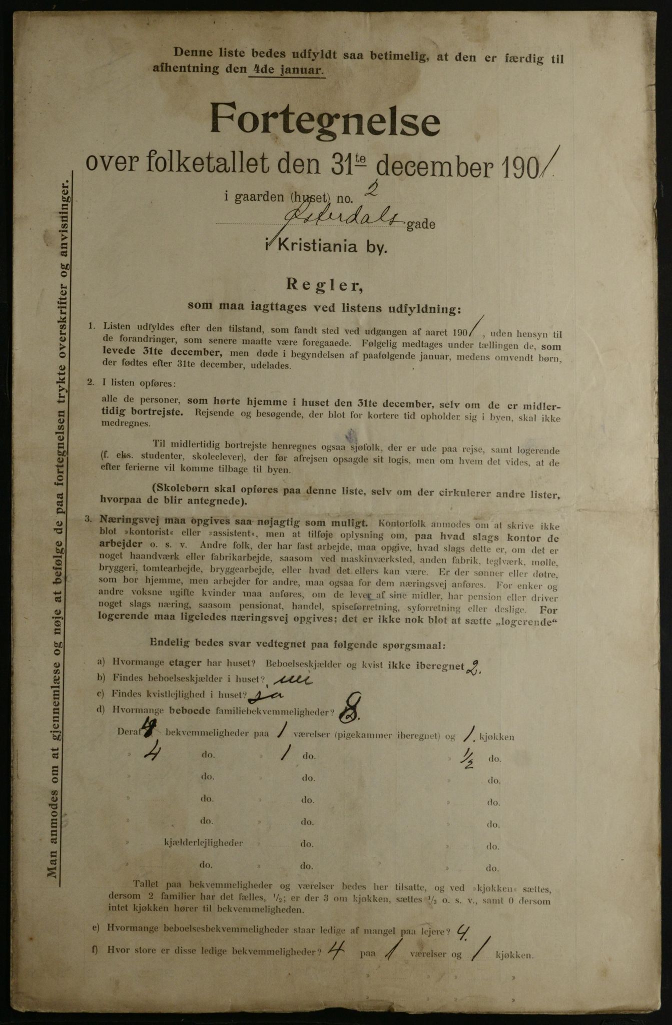 OBA, Municipal Census 1901 for Kristiania, 1901, p. 19678