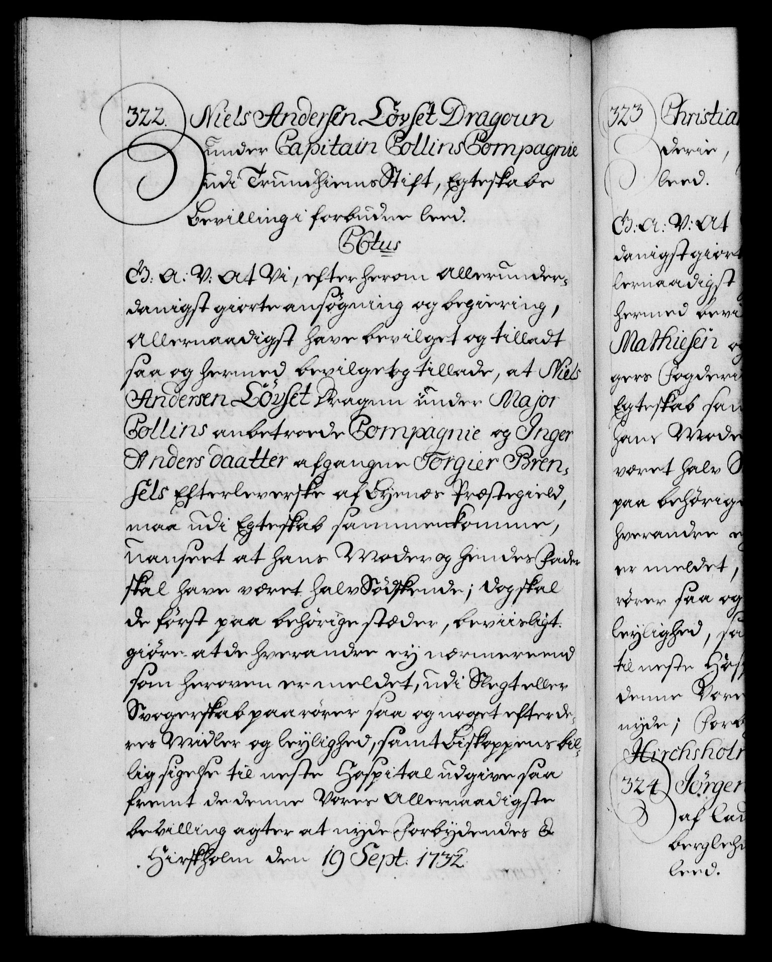 Danske Kanselli 1572-1799, AV/RA-EA-3023/F/Fc/Fca/Fcaa/L0027: Norske registre, 1730-1732, p. 638b