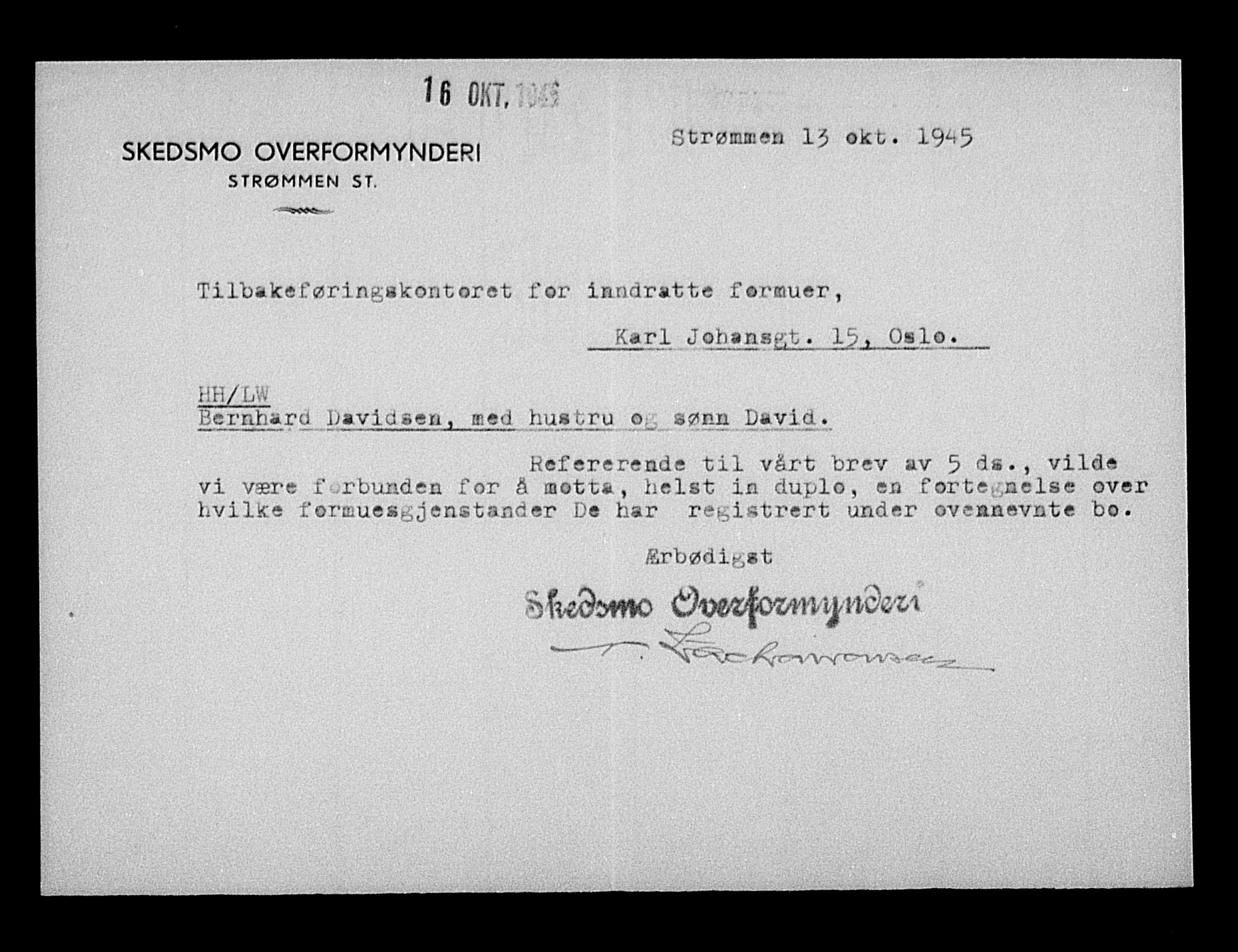 Justisdepartementet, Tilbakeføringskontoret for inndratte formuer, AV/RA-S-1564/H/Hc/Hcc/L0929: --, 1945-1947, p. 672