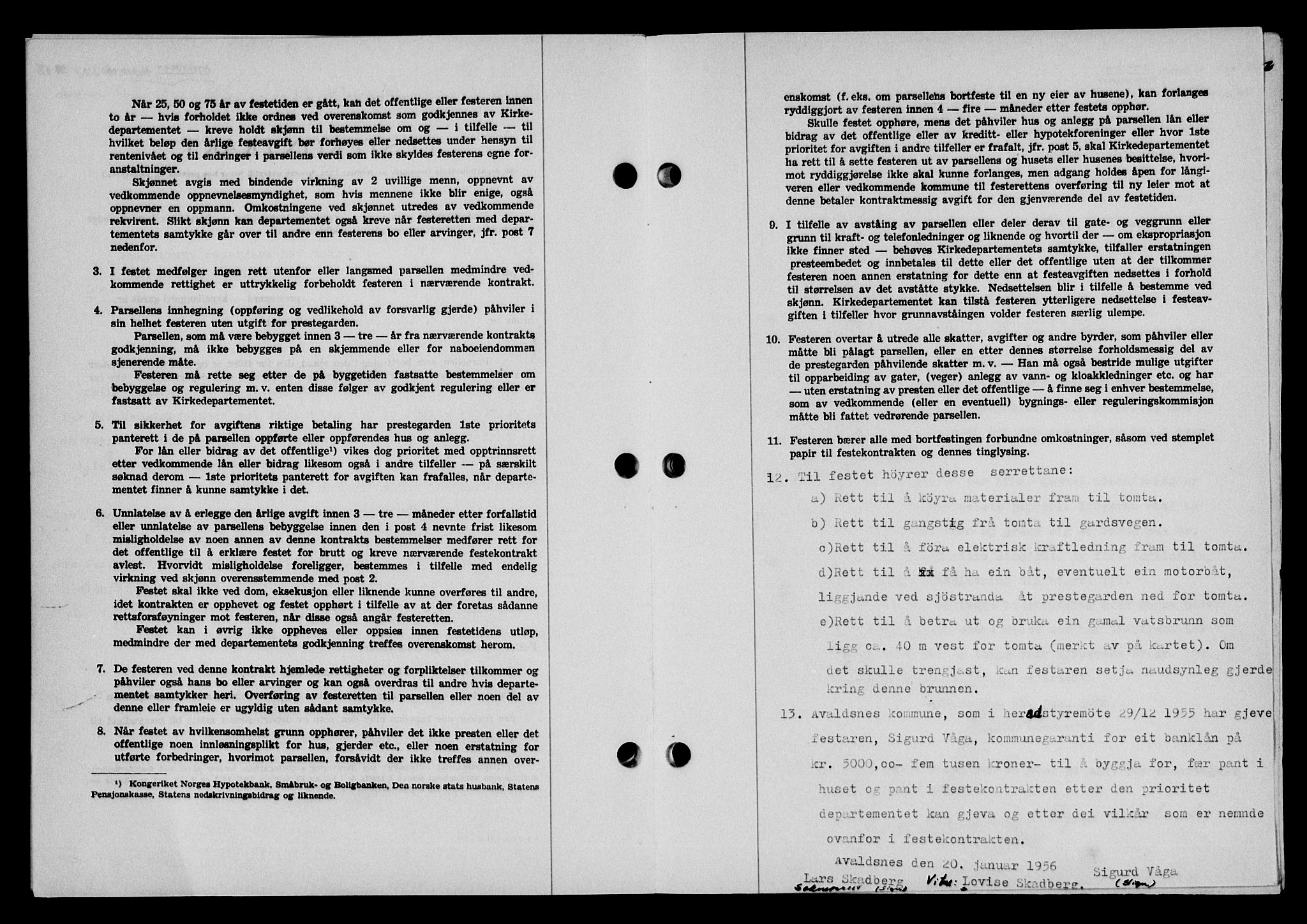 Karmsund sorenskriveri, SAST/A-100311/01/II/IIB/L0118: Mortgage book no. 98A, 1955-1956, Diary no: : 501/1956