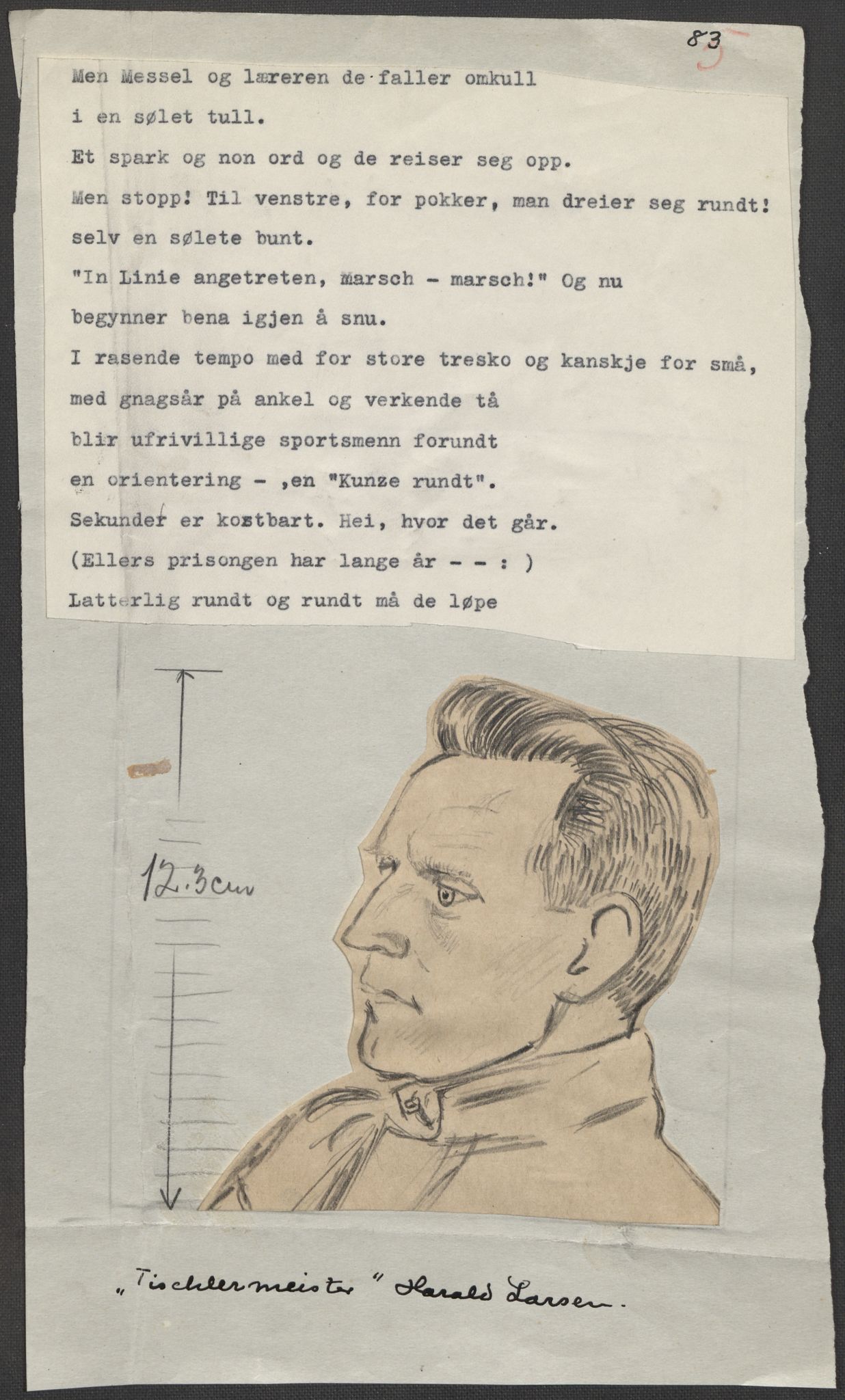 Grøgaard, Joachim, RA/PA-1773/F/L0002: Tegninger og tekster, 1942-1945, p. 90
