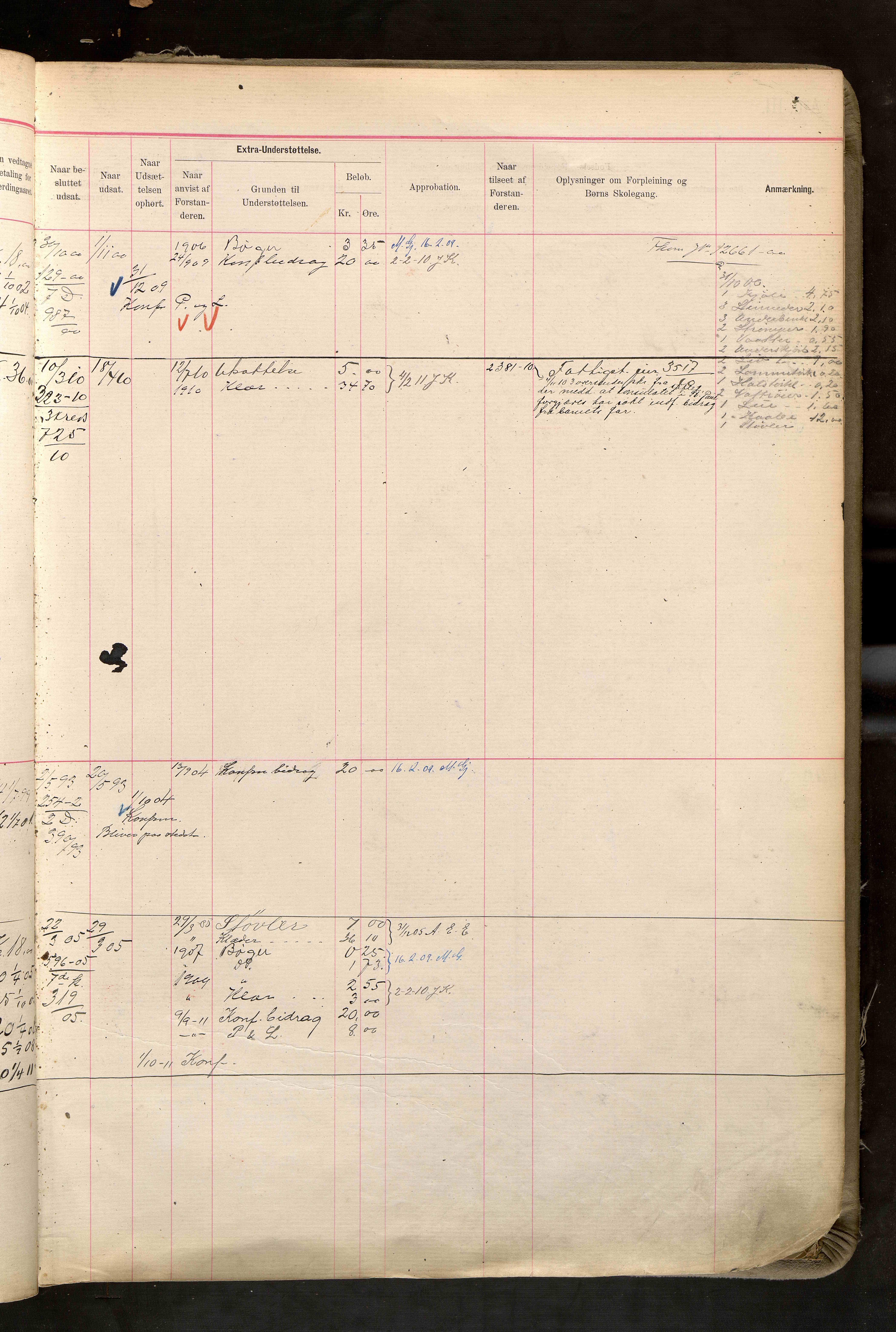 Fattigvesenet, OBA/A-20045/H/Hd/L0006: Manntallsprotokoll. Mnr. 501-1000, 1897-1910, p. 221